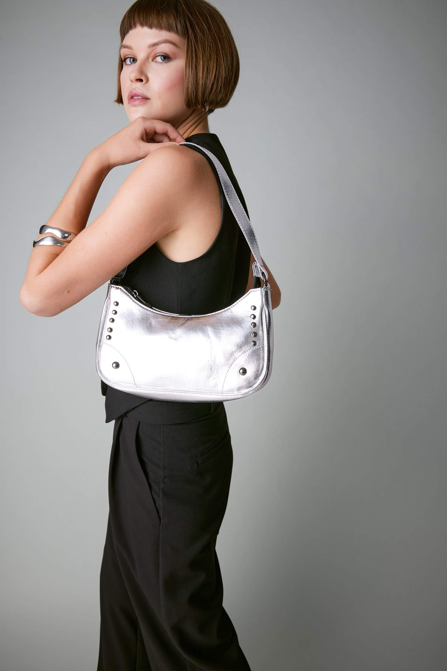 Faux Leather Shoulder bag