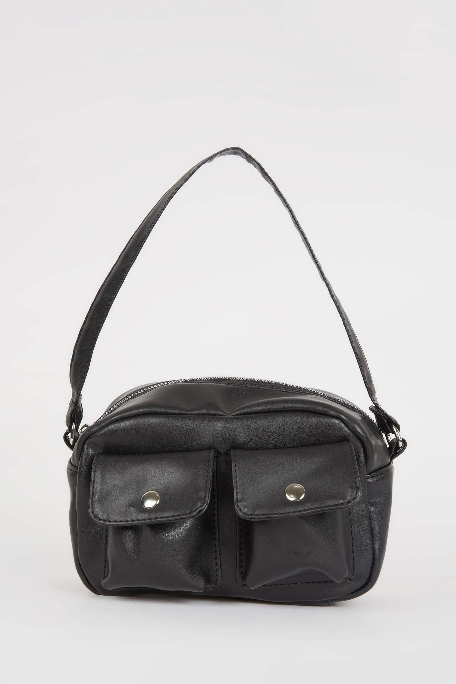 Faux Leather Hand Bag