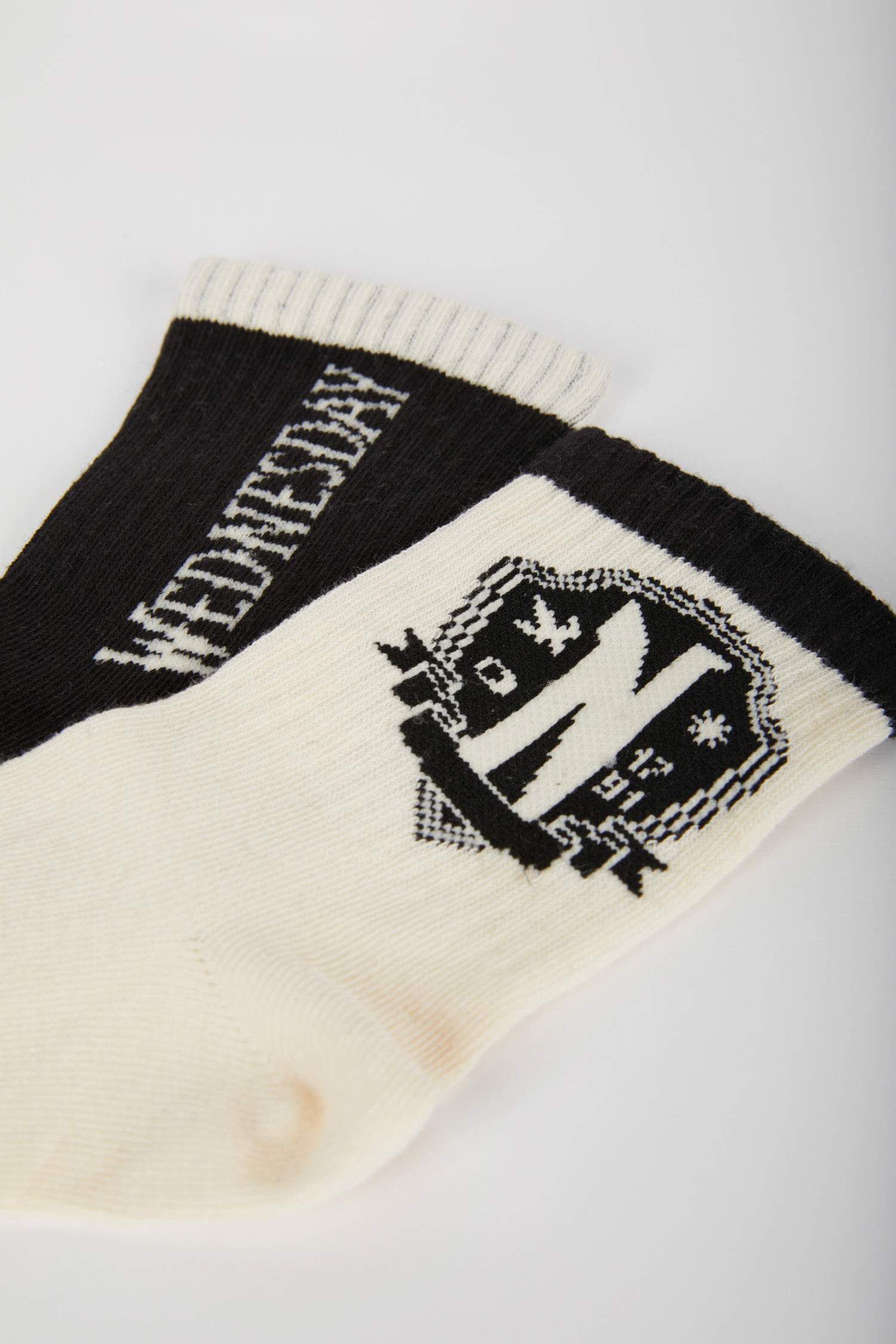 Girl Wednesday 2 Piece Cotton Long Socks