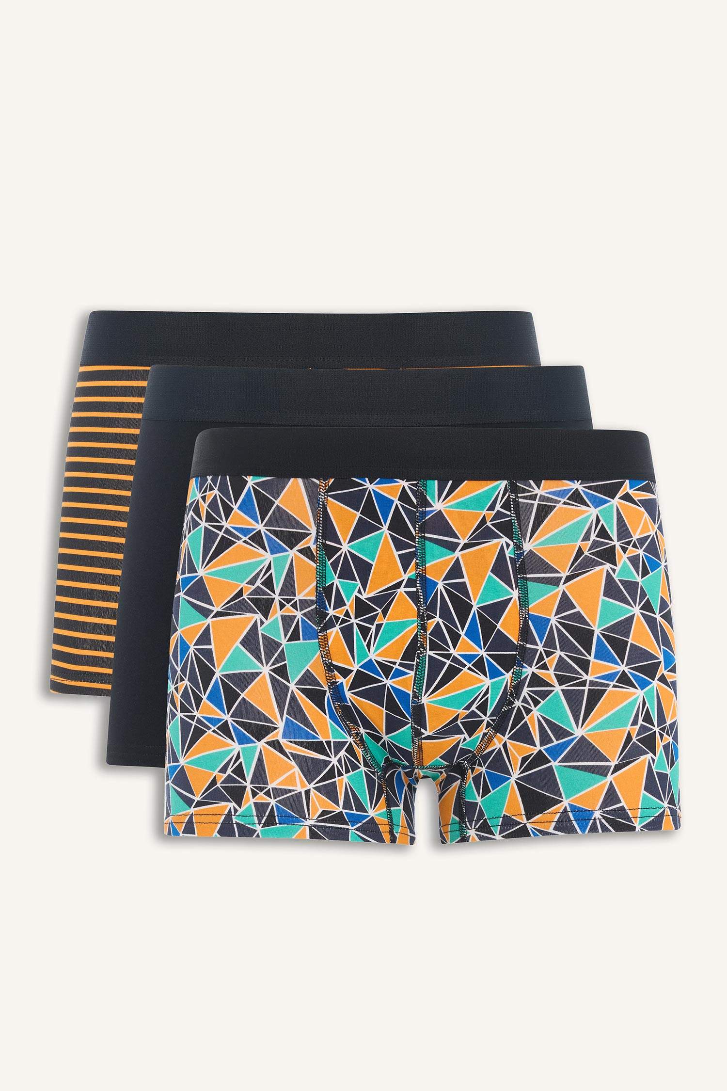 Regular Fit Printed 3 Piece Boxers