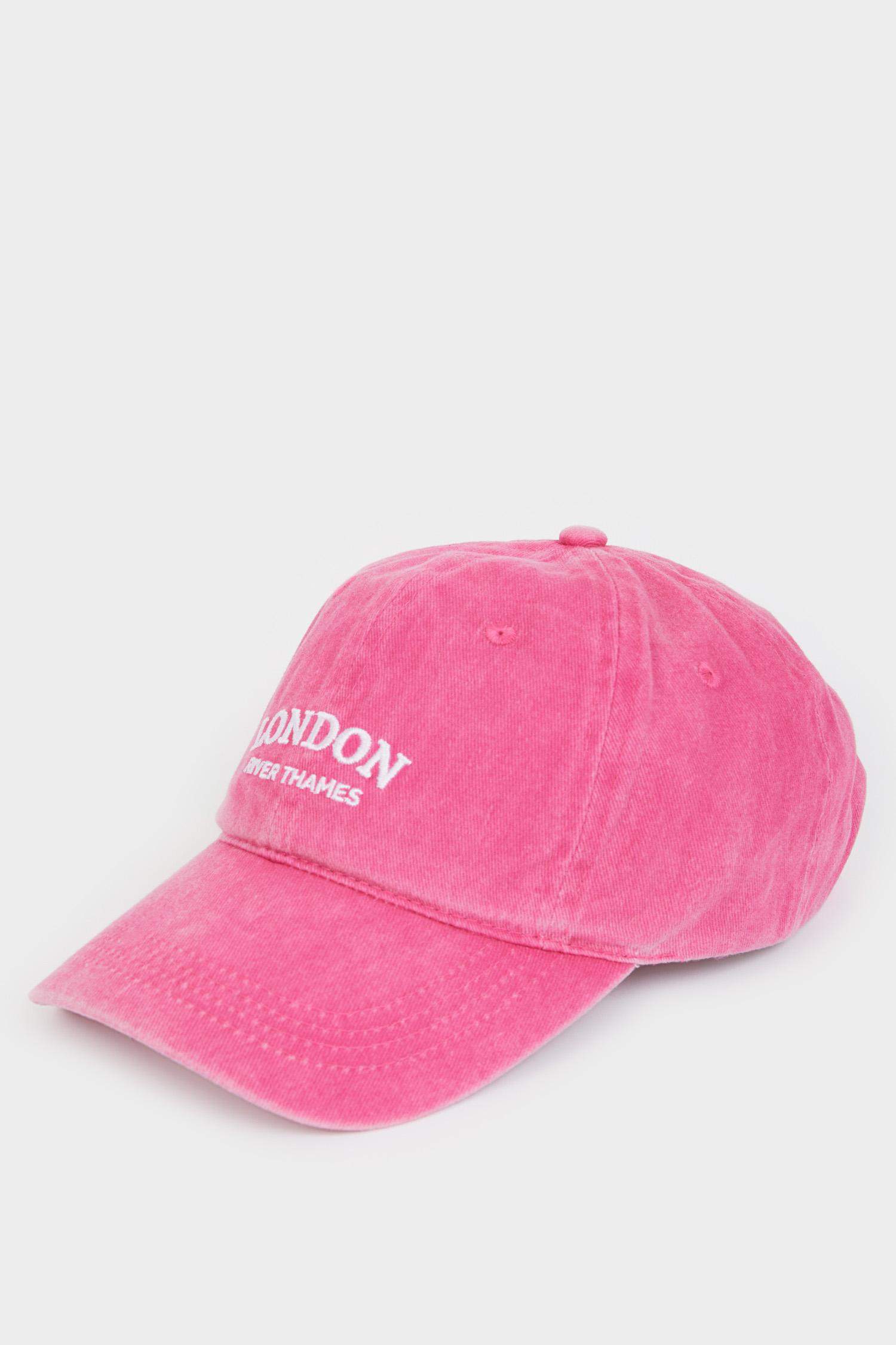 Woman Embroidered Denim Cap