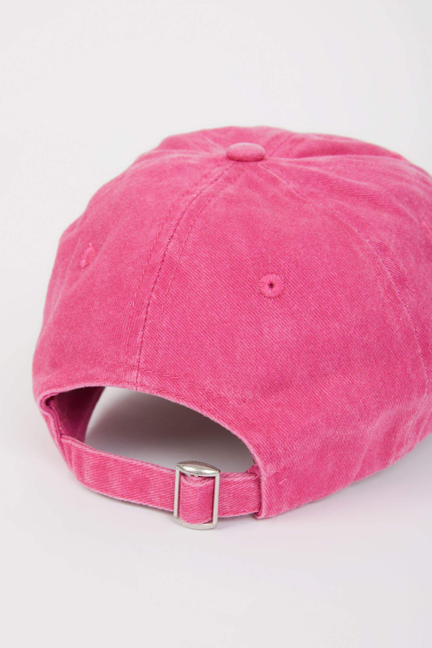 Woman Embroidered Denim Cap