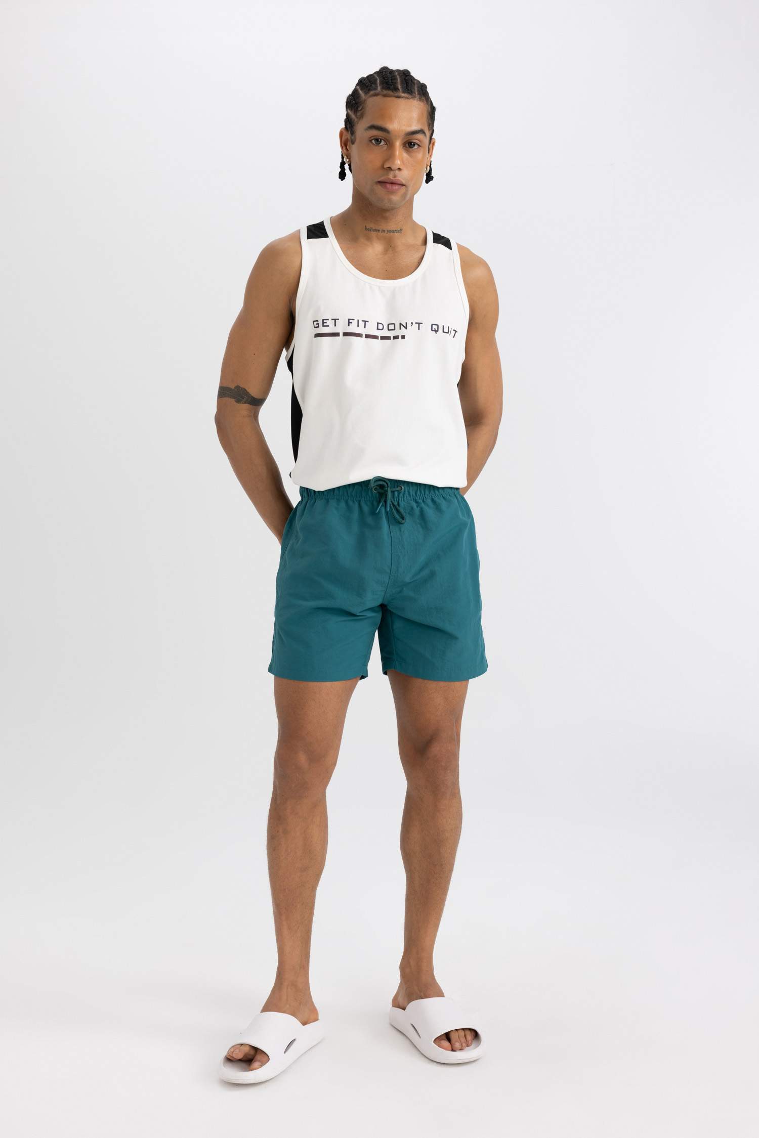 Mesh Lined Short Swim Shorts