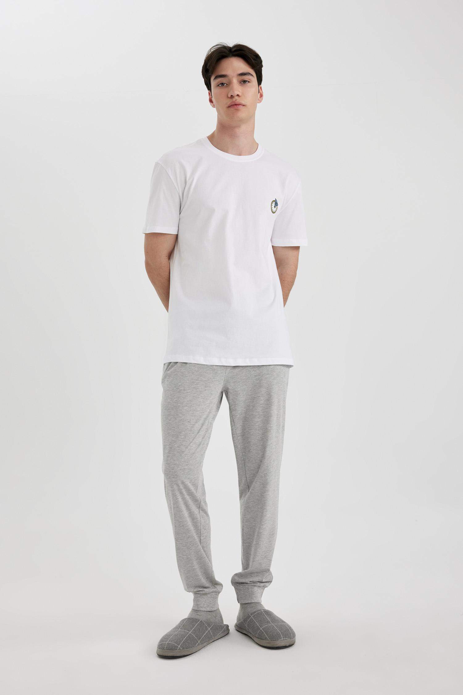 Regular Fit Cepli Pijama Altı