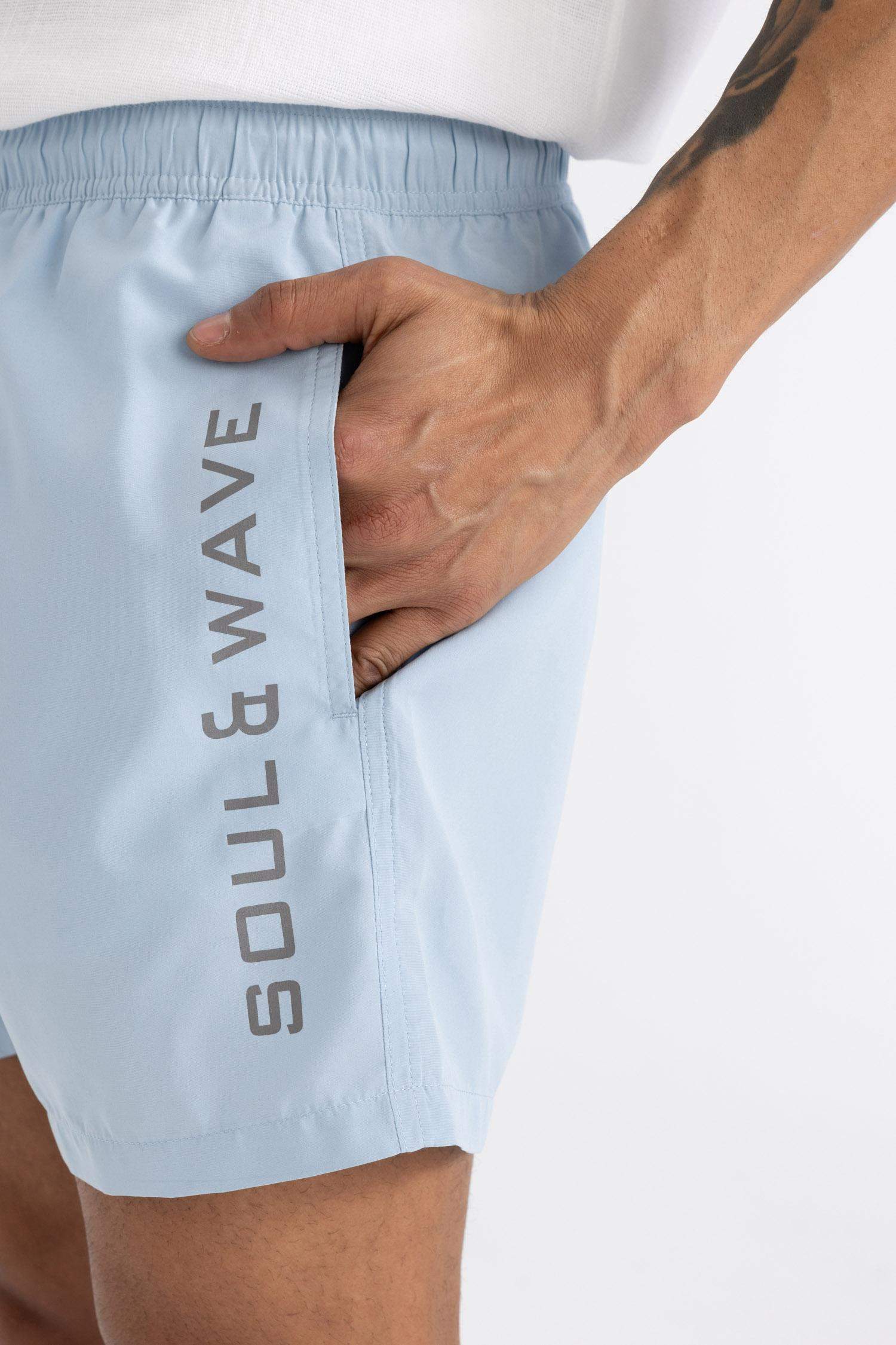 شورت بحر قصير ببطانة شبكية