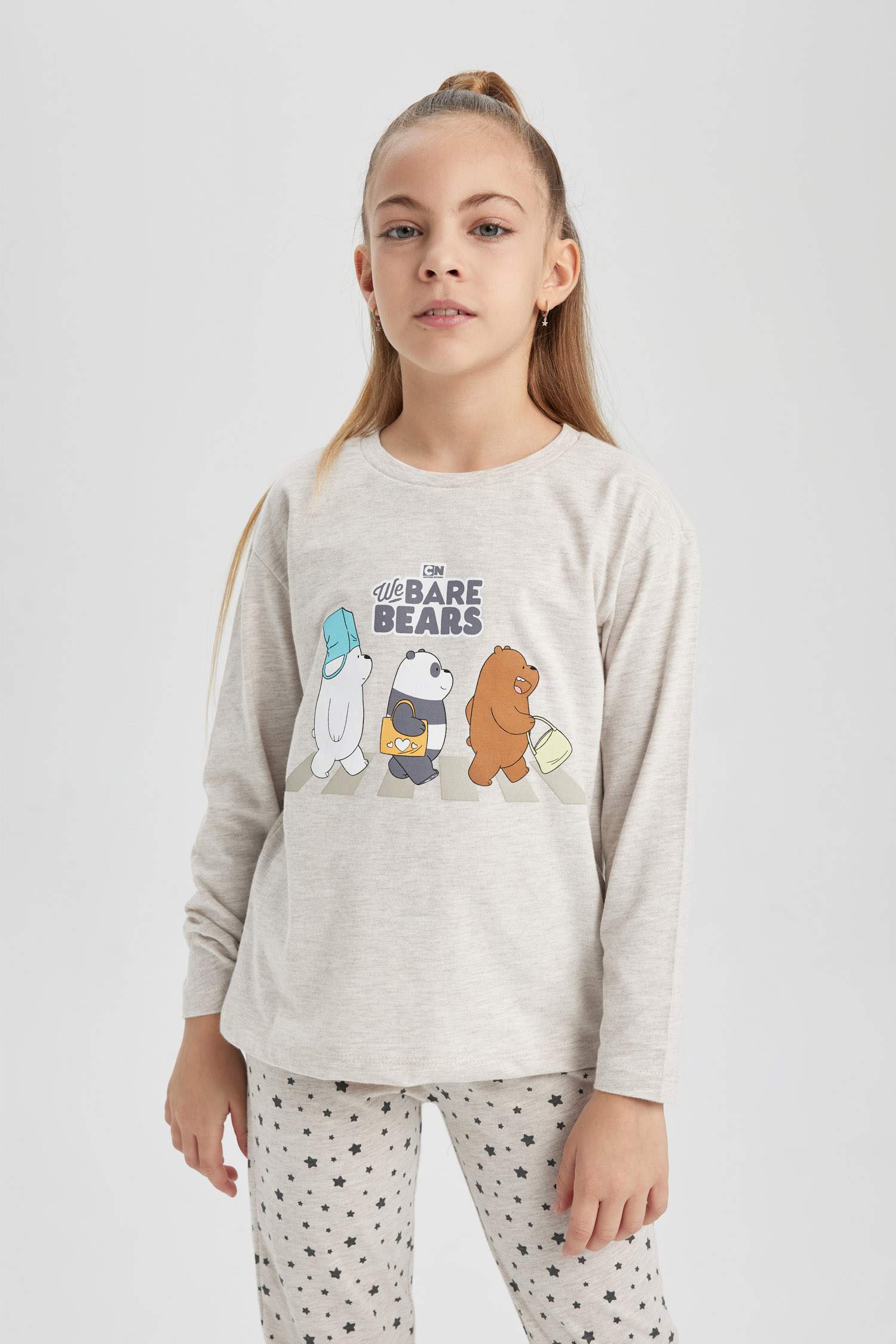 Girl We Bare Bears 2 Piece Pajama Set