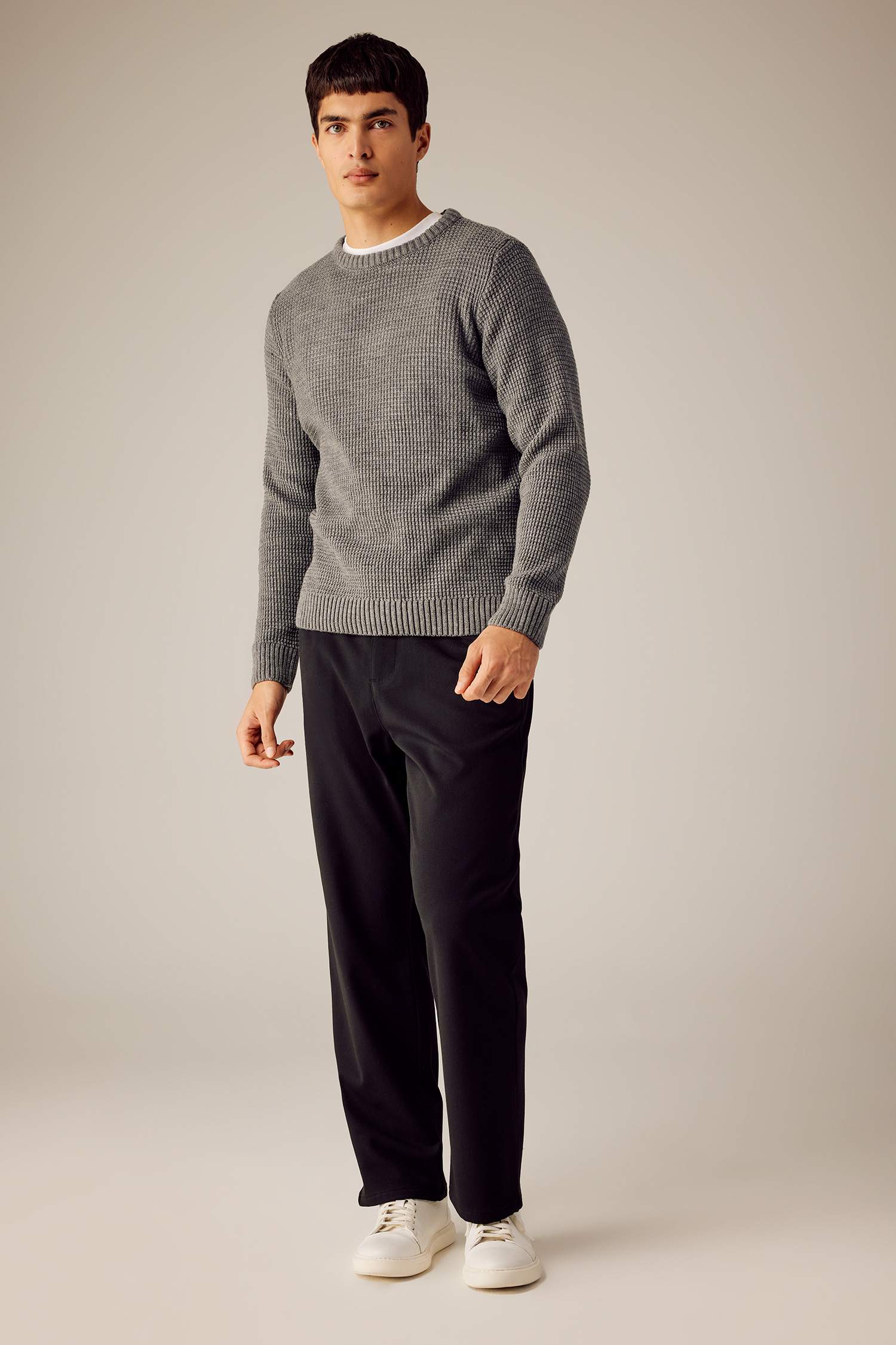 Relax Fit Regular Hem Trousers