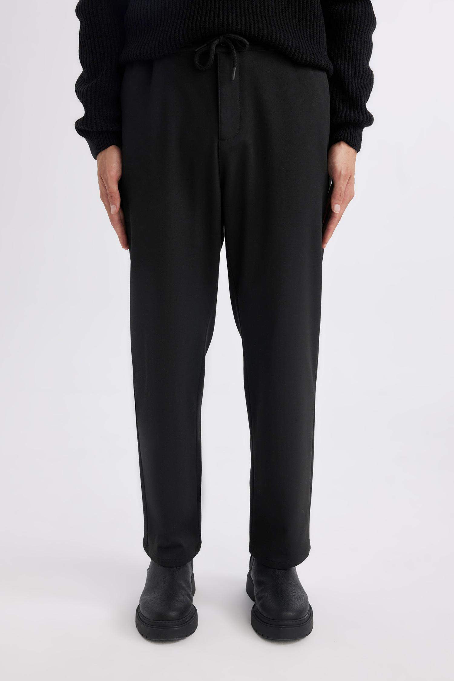 Relax Fit Regular Hem Trousers