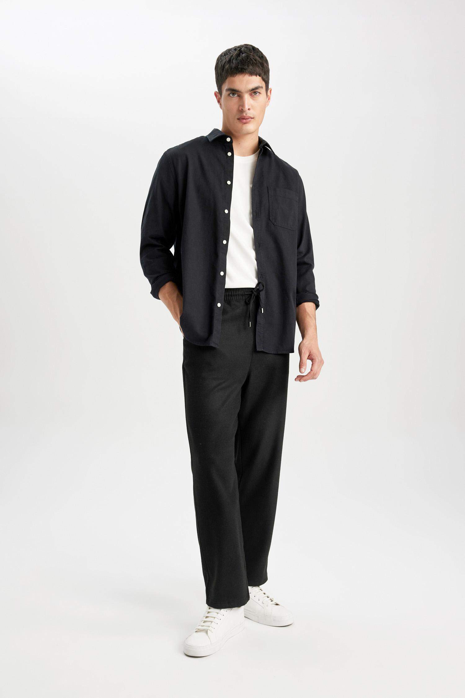 Брюки свободного кроя