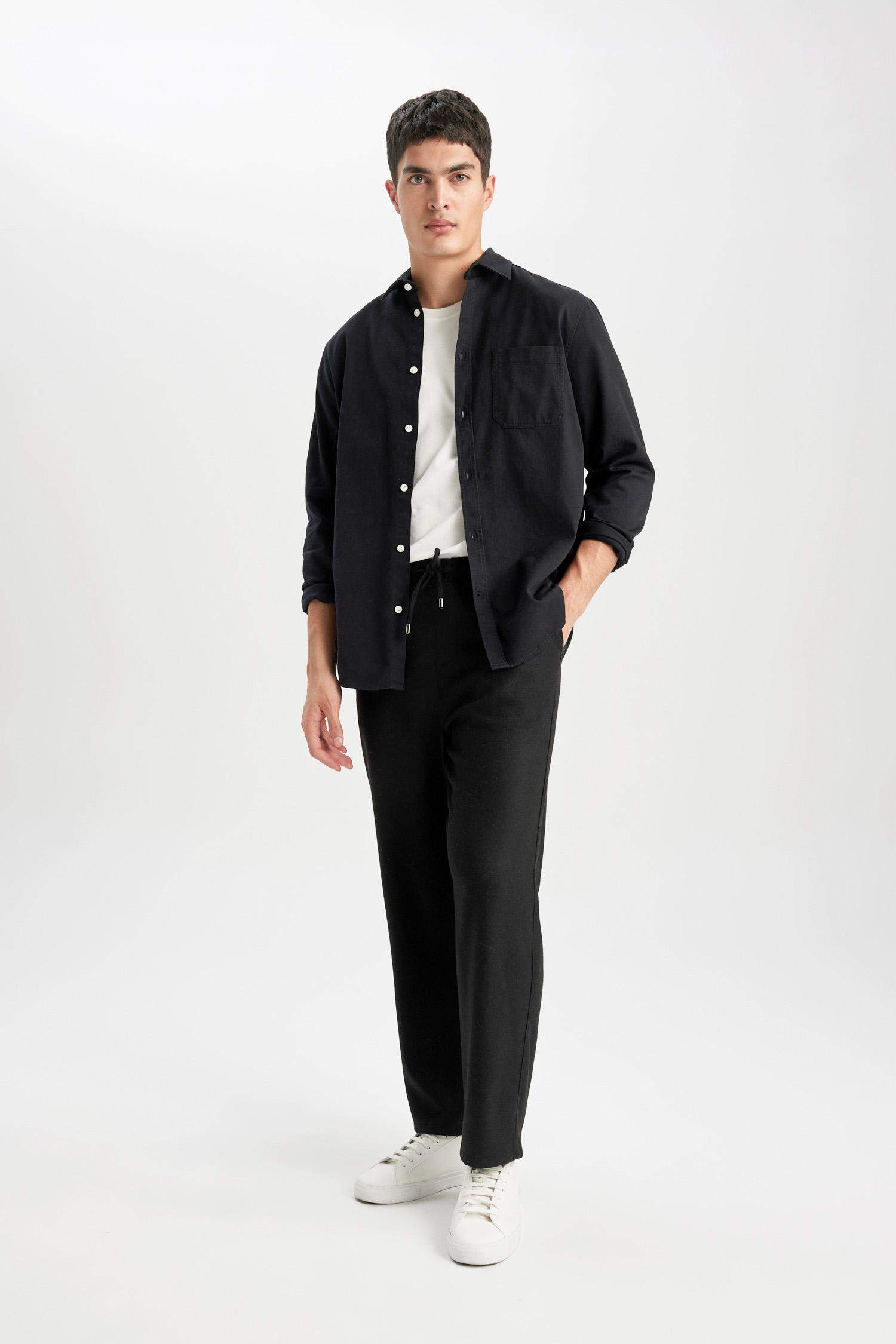 Брюки свободного кроя