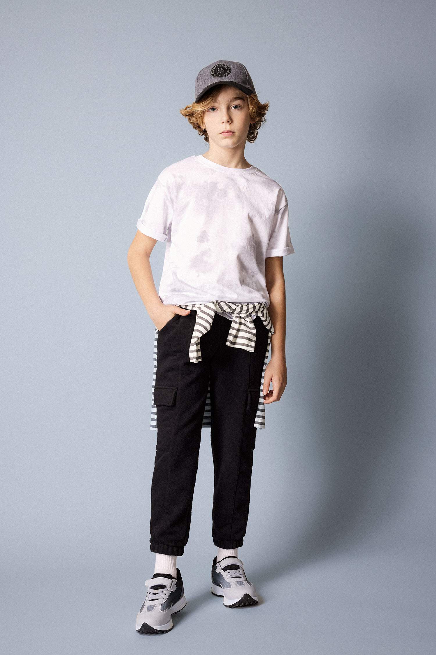 تي شيرت ولادي نص ردن قصة عادية بياخة مستديرة