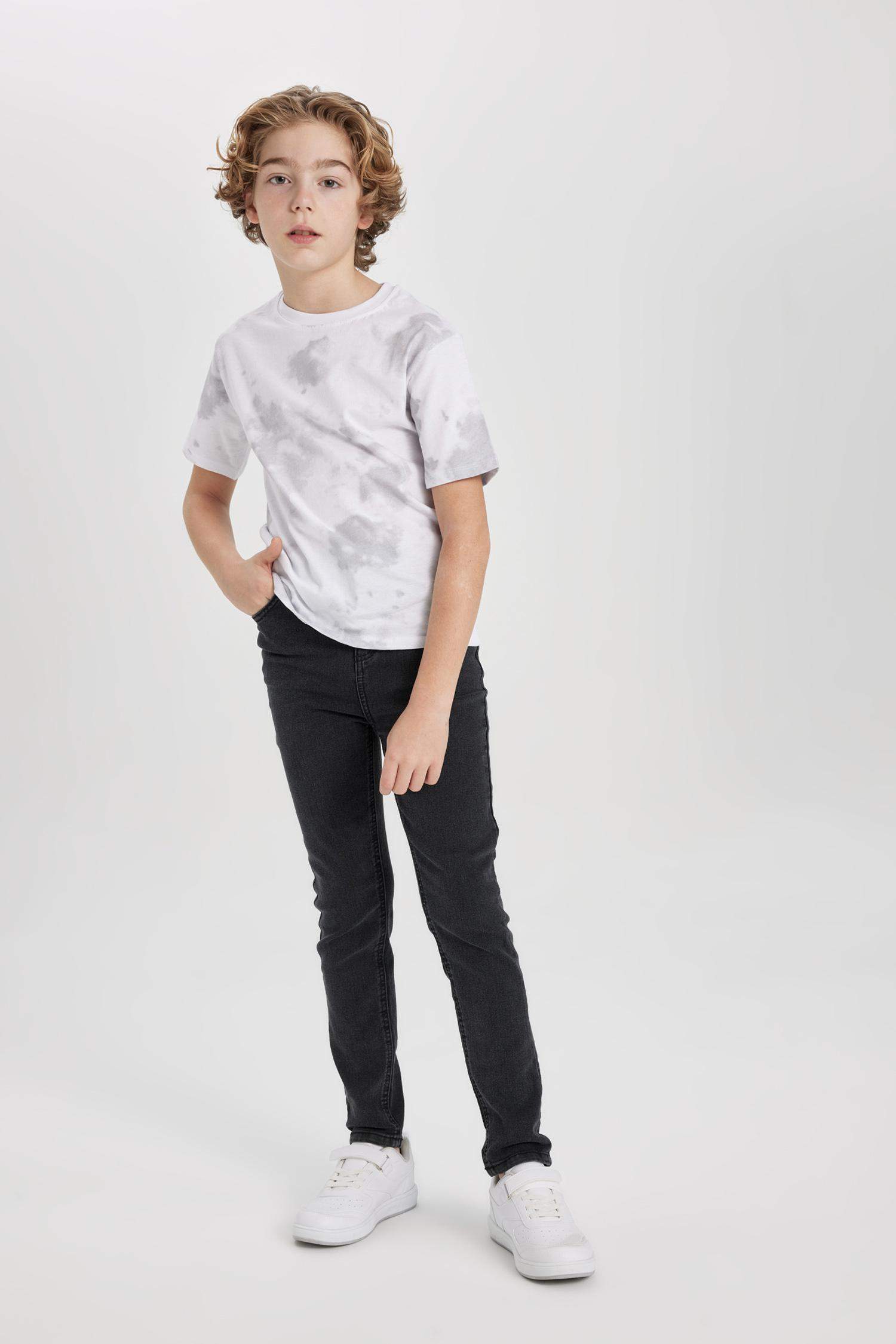 تي شيرت ولادي نص ردن قصة عادية بياخة مستديرة