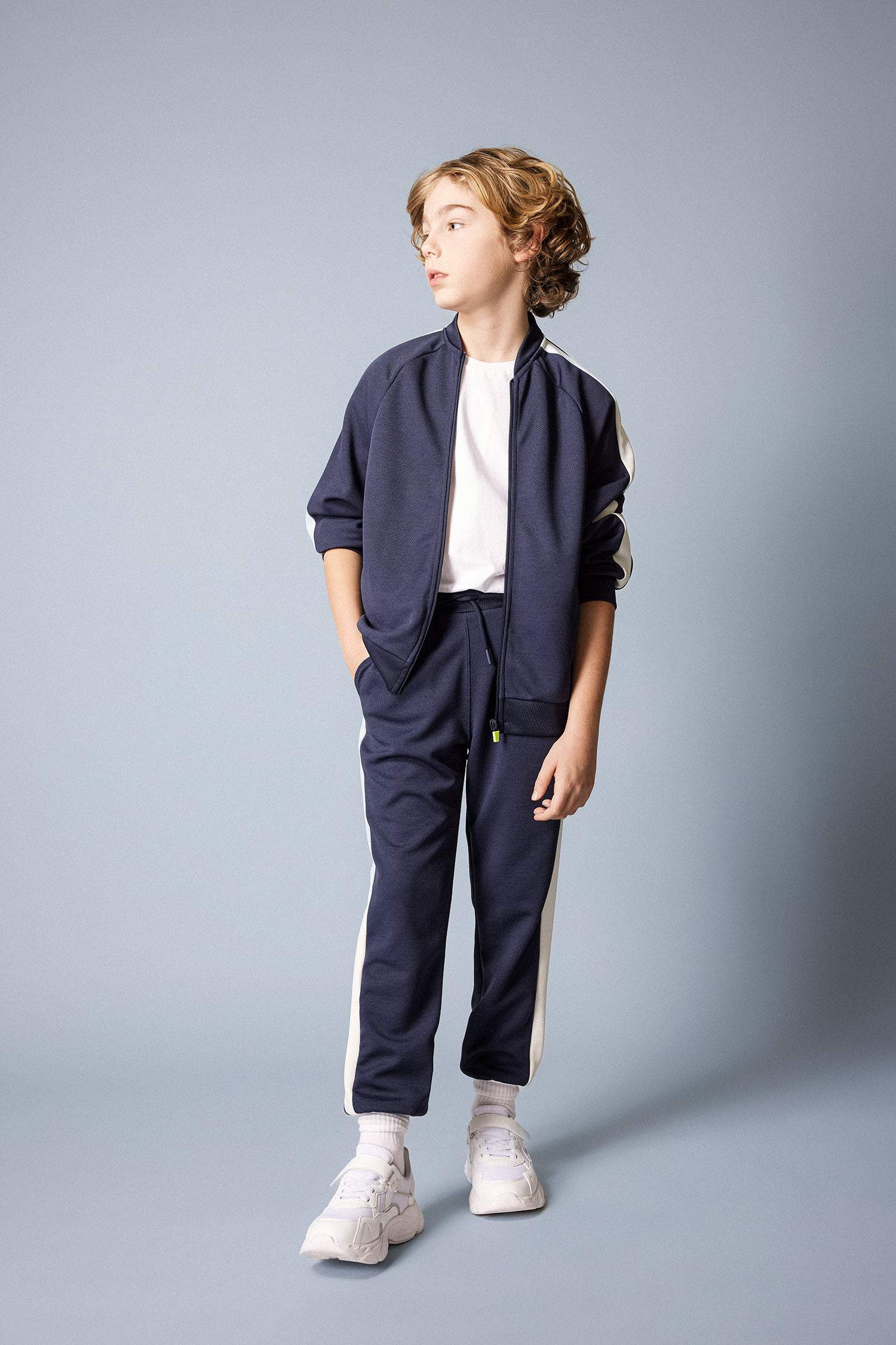 Boy College Collar Bomber Jacket