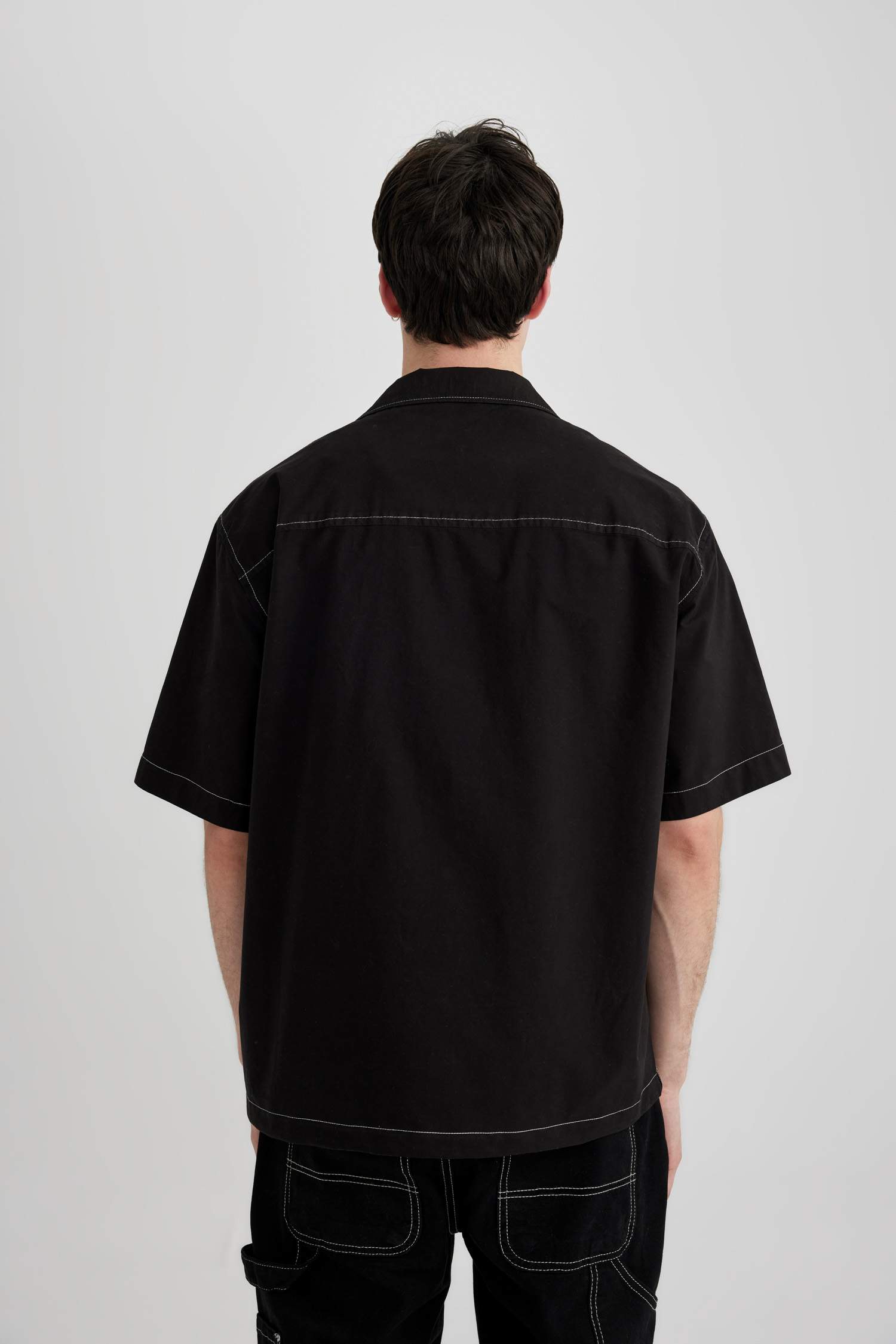 Relax Fit Cotton Short Sleeve Shirt