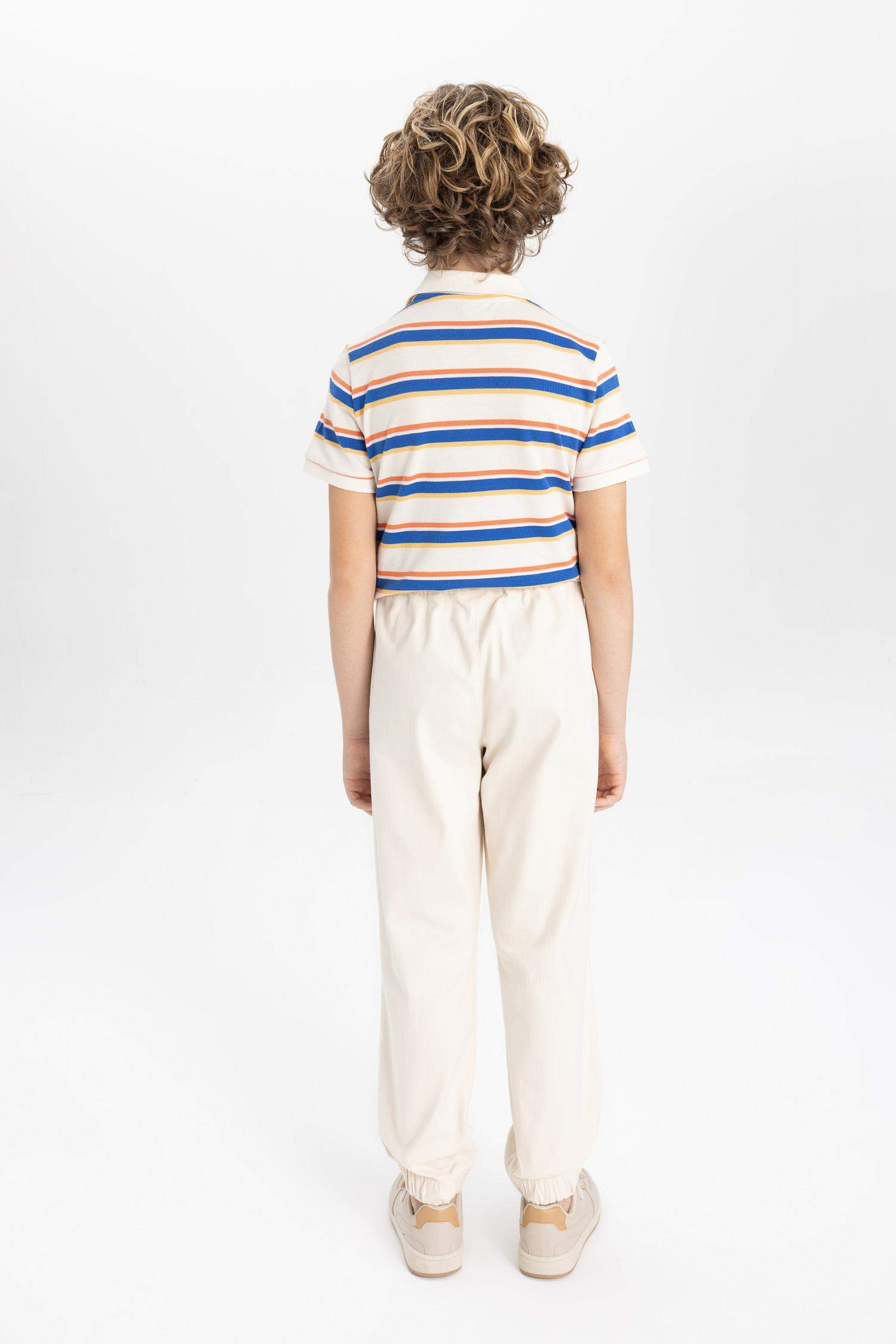 Boy Regular Fit Standard Leg Gabardine Trousers