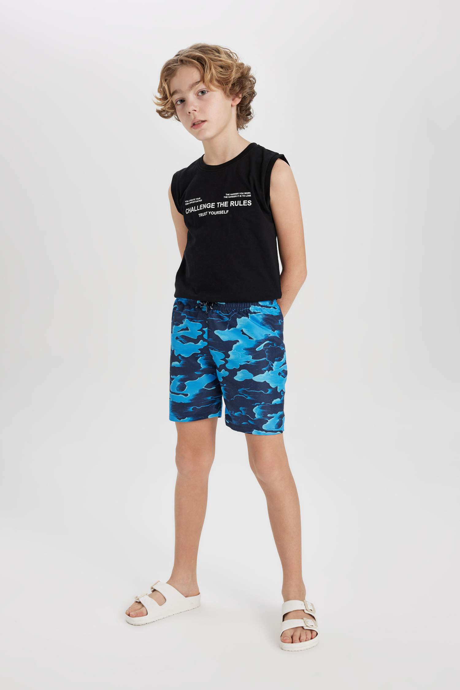 Boy Regular Fit Swim Shorts