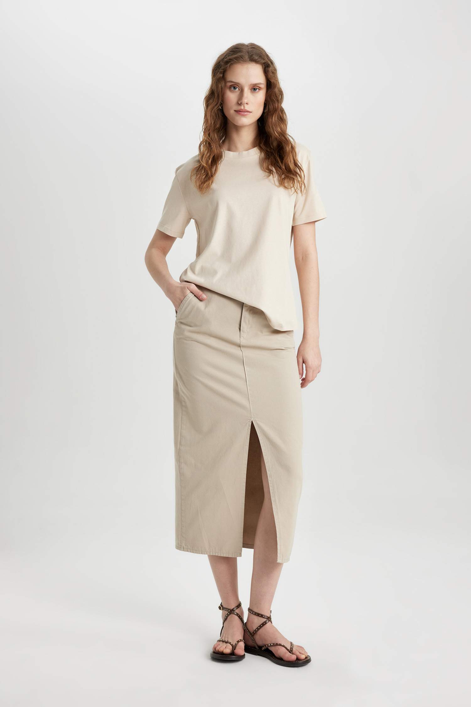 Regular Fit Crew Neck Cotton Short Sleeve T-Shirt