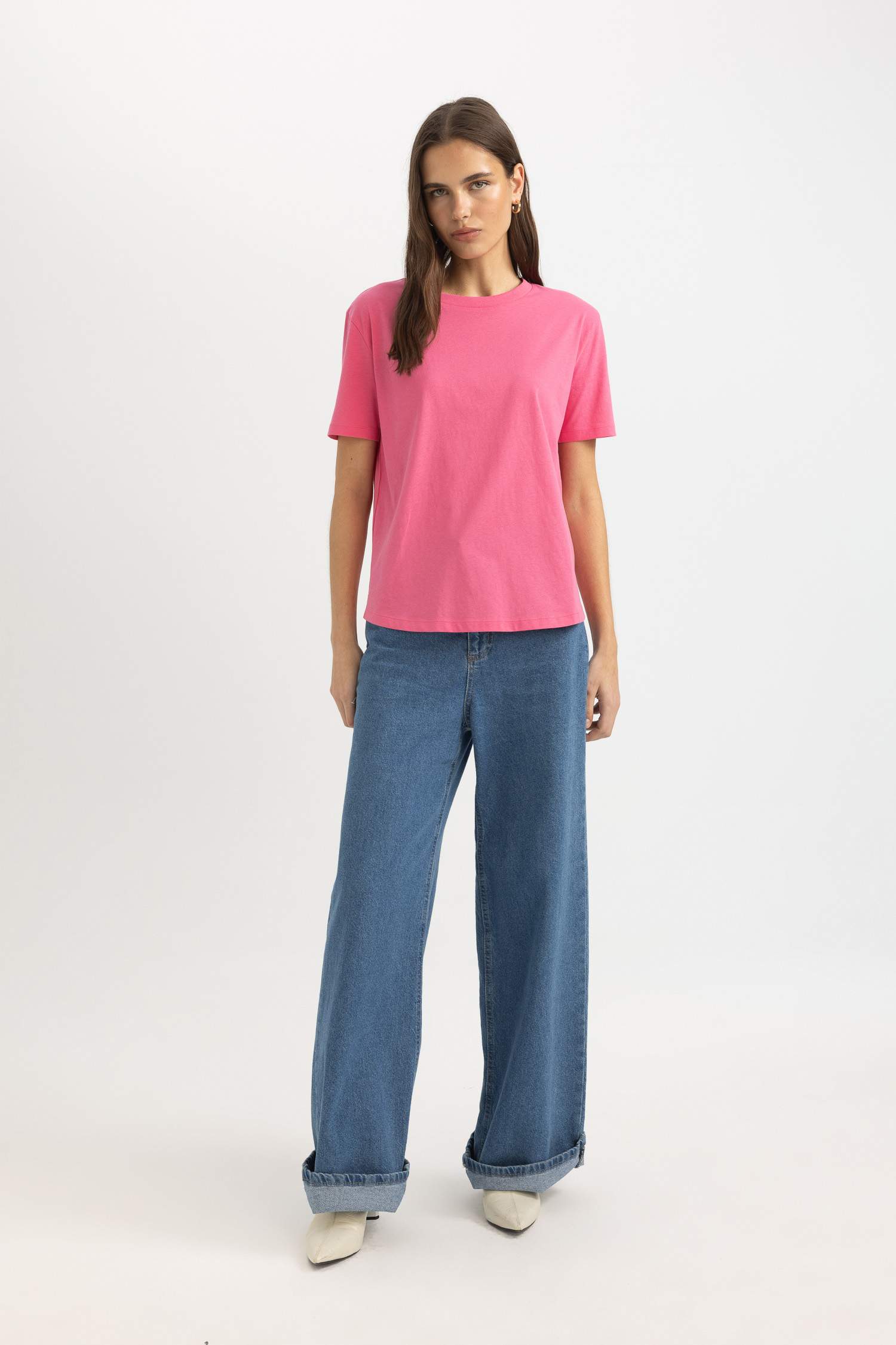 Regular Fit Crew Neck Short Sleeve T-Shirt