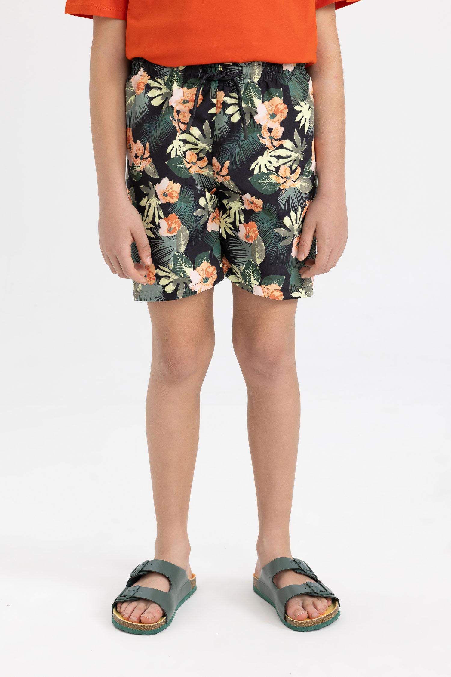 شورت بحر أحمر اولادي قصة عادية منقوش