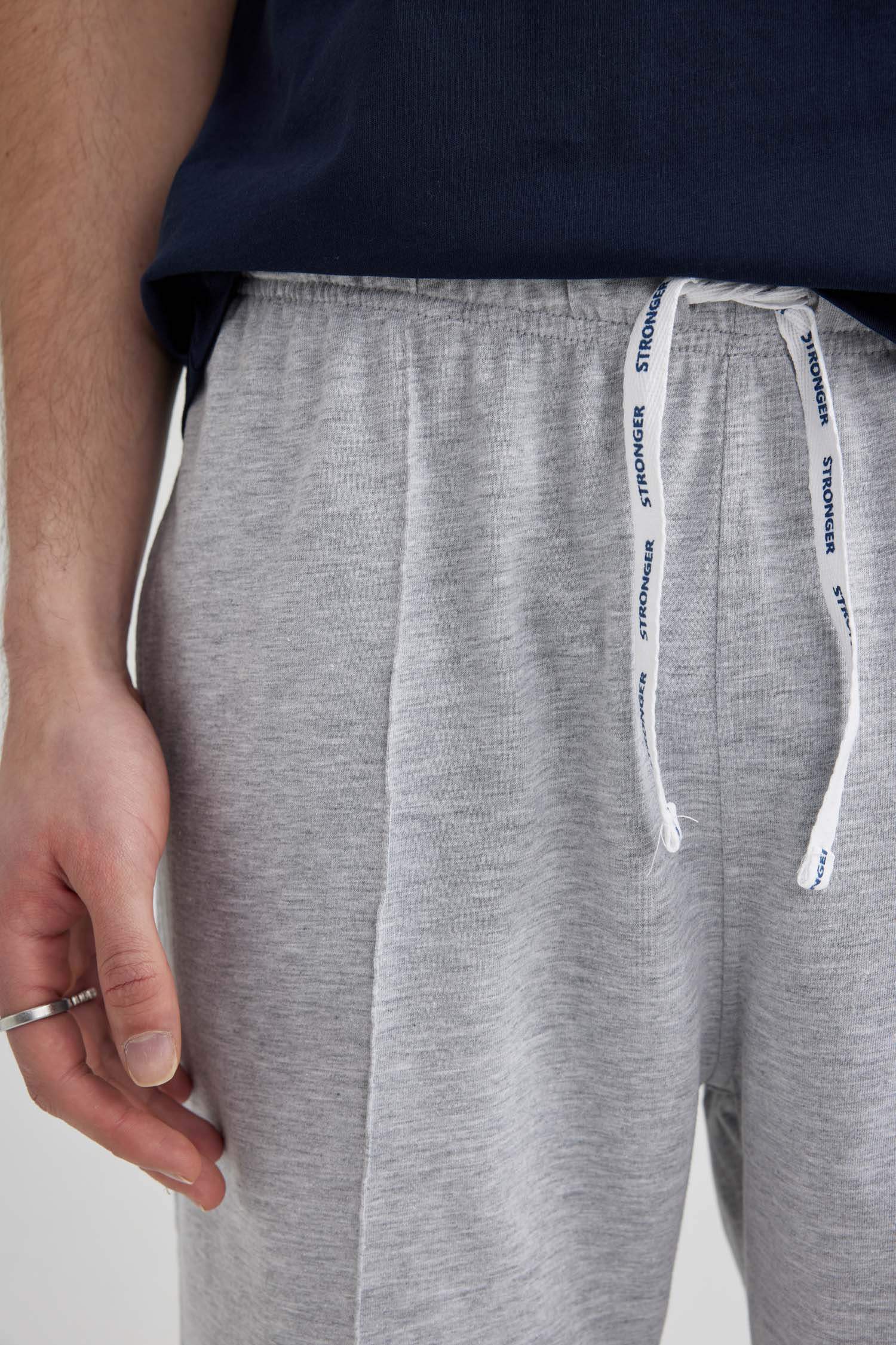 Regular Fit Cepli Şort Pijama Altı