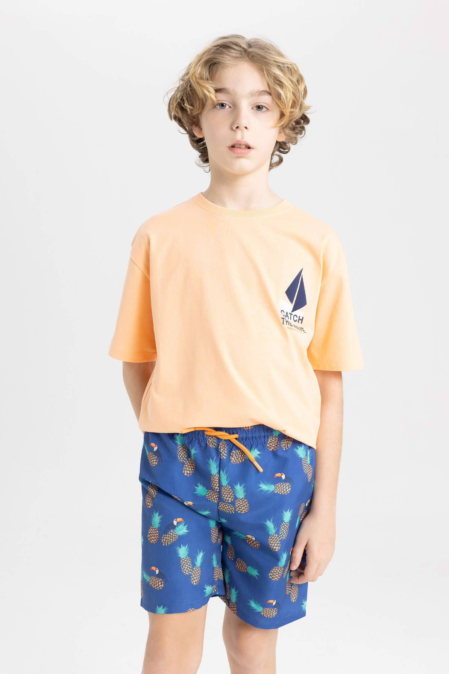 Boy Regular Fit Swim Shorts