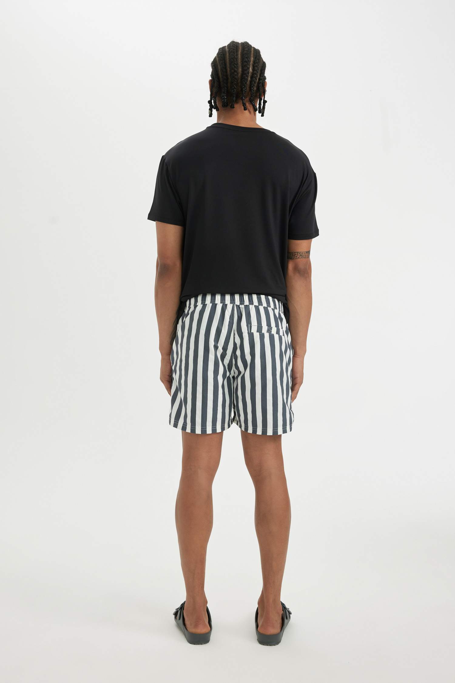 Плавательные шорты в полоску