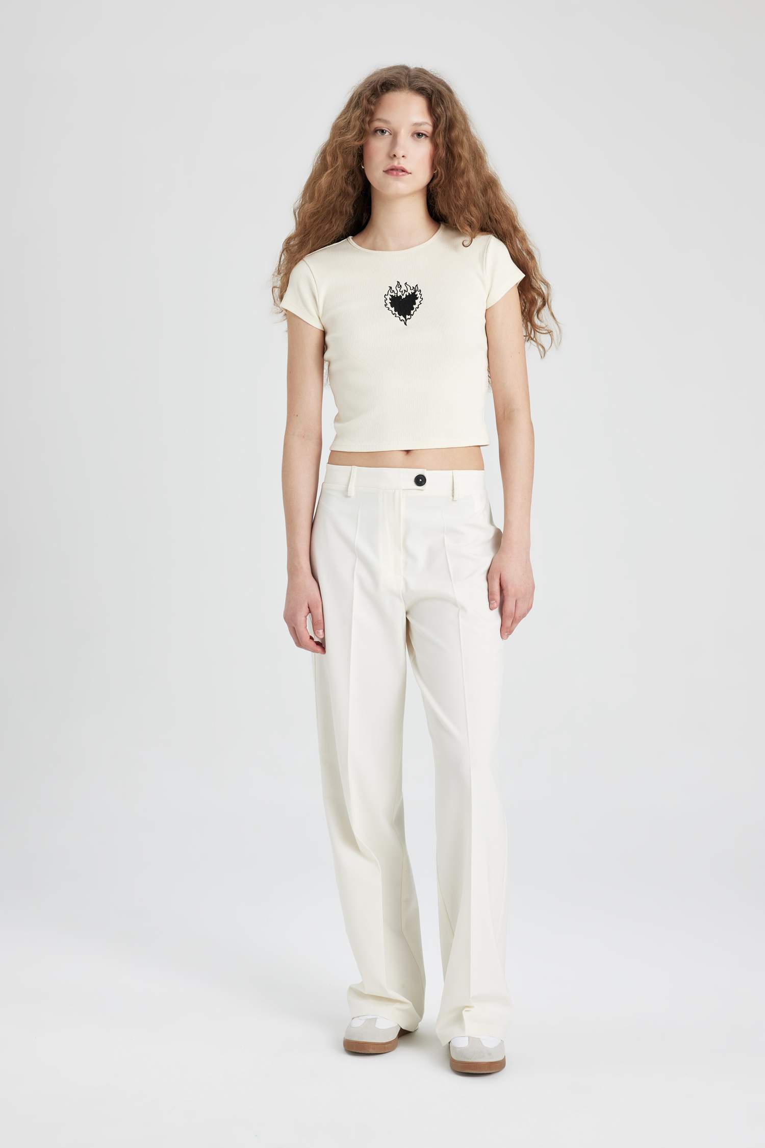 Брюки Wide Leg с высокой талией