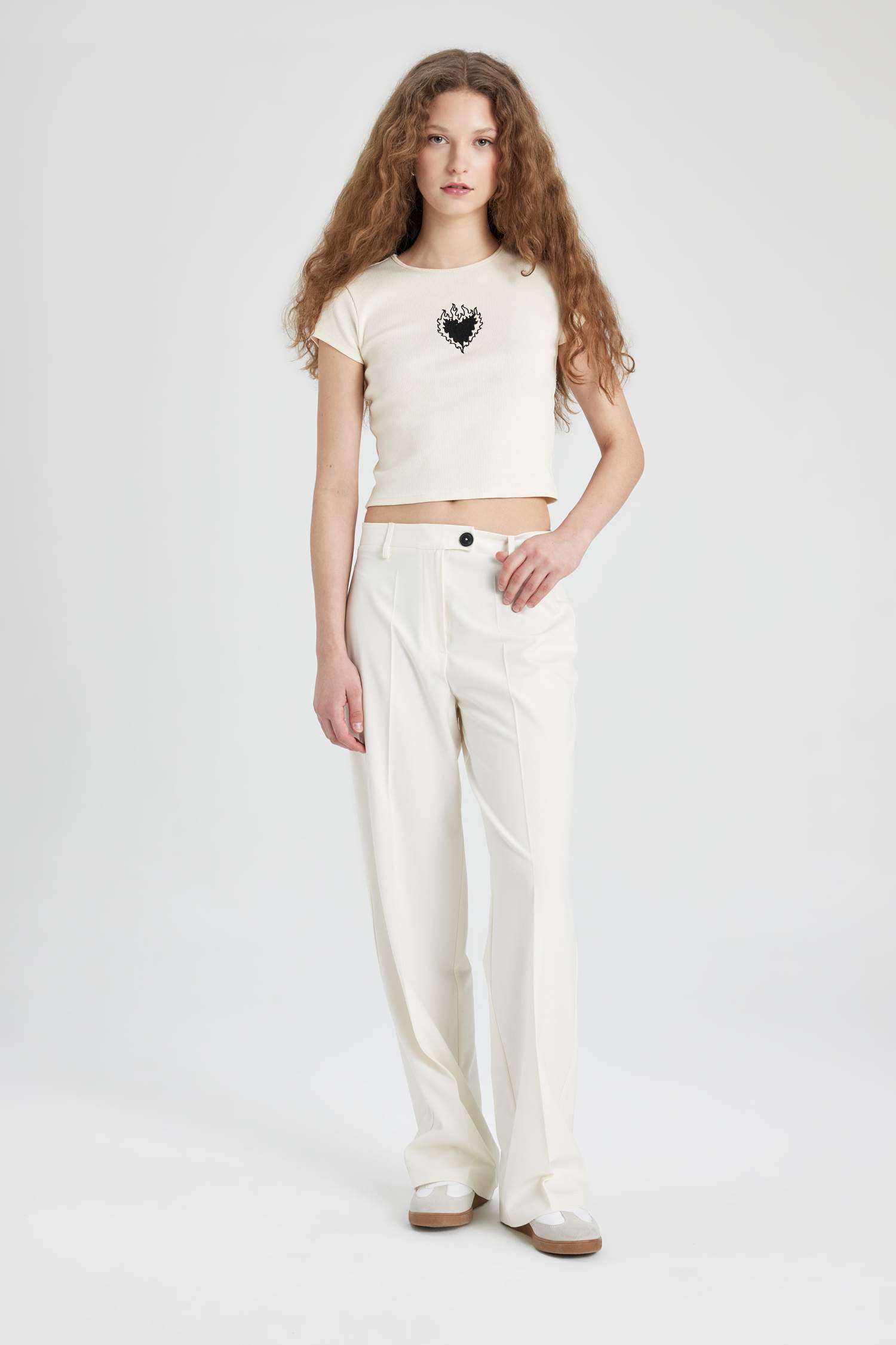 Брюки Wide Leg с высокой талией