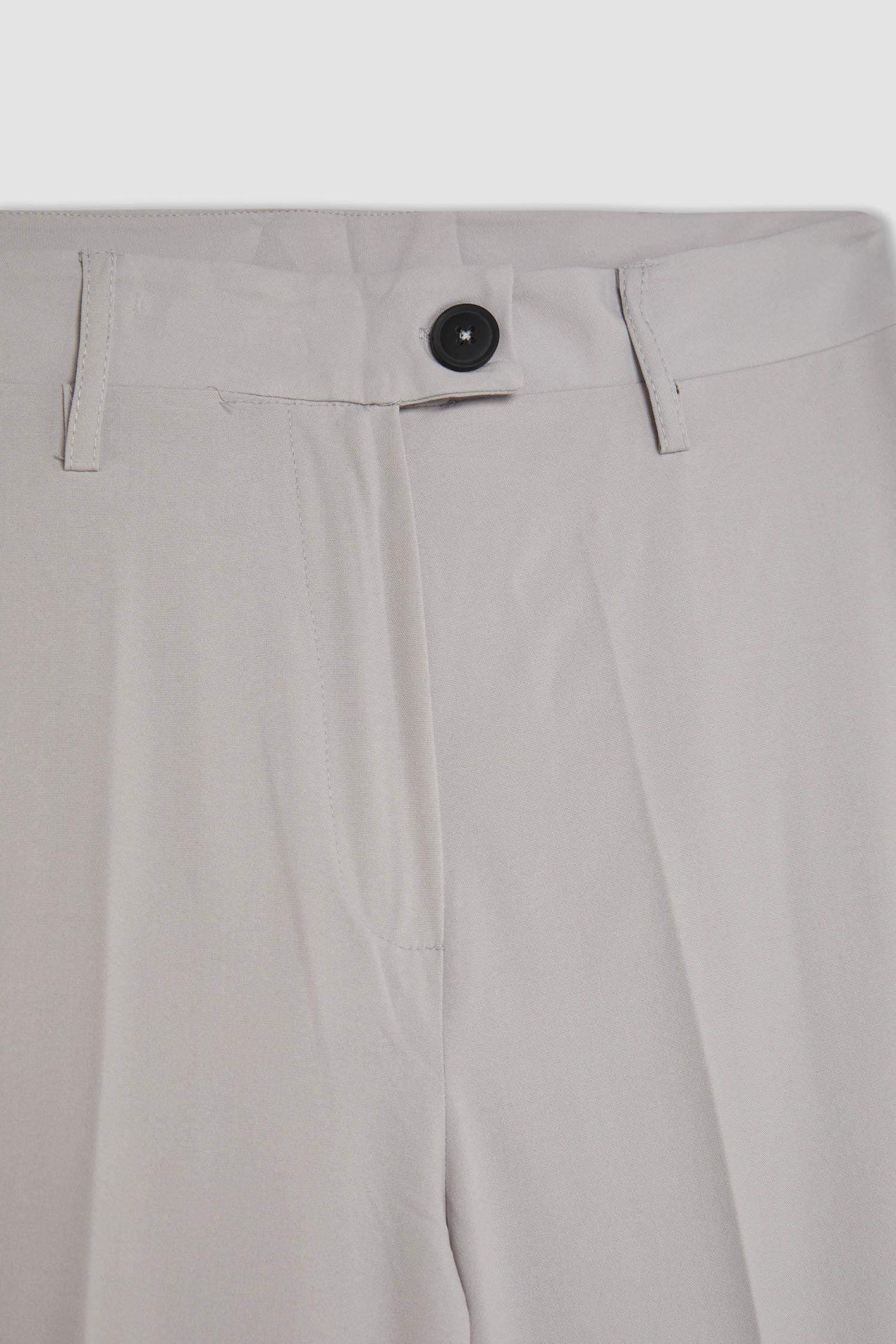 Klasik Pantolon Basic Düz Wide Leg Geniş Bol Paça Yüksek Bel Standart Boy