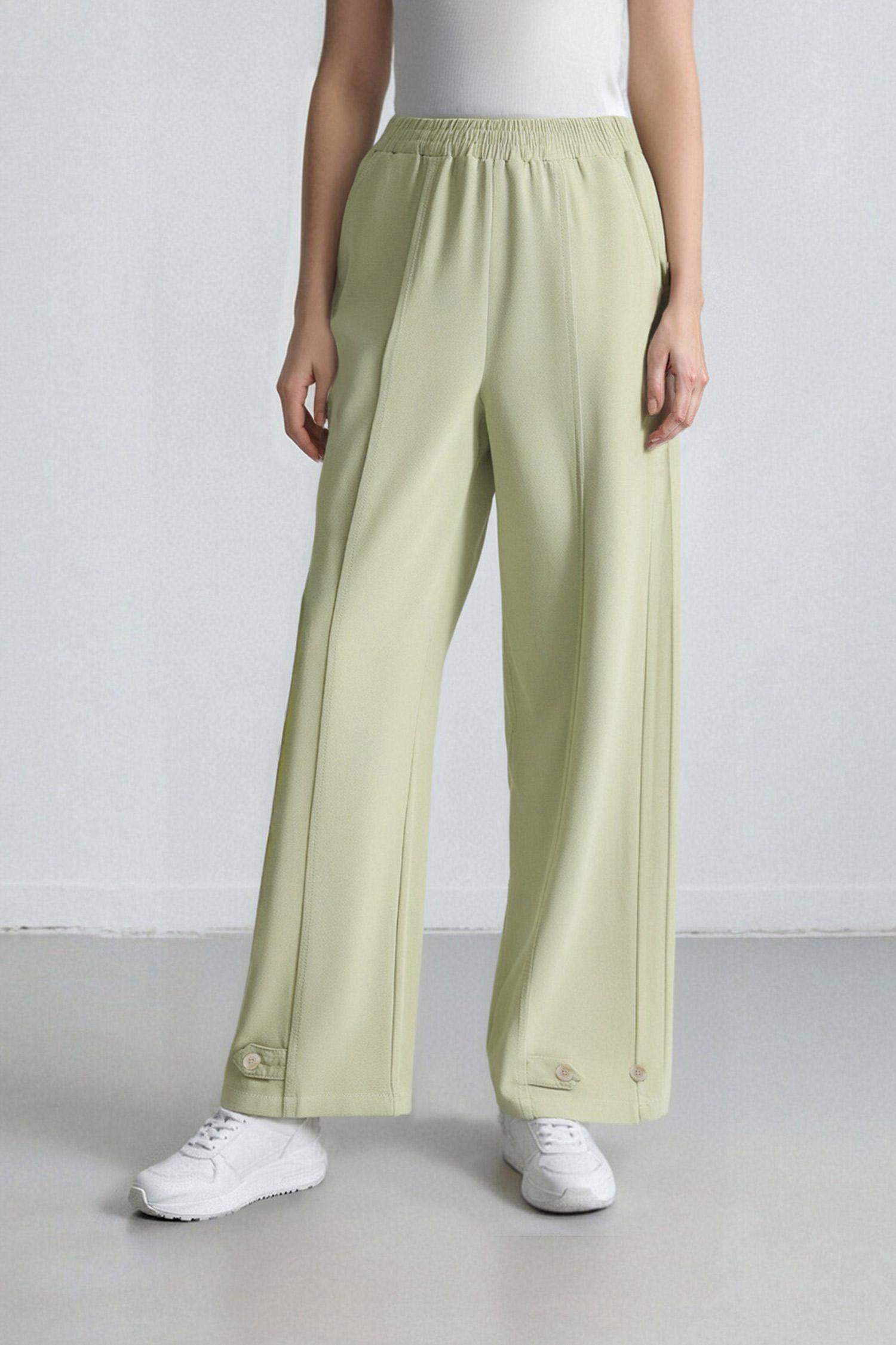 Harem Linen Blend Trousers