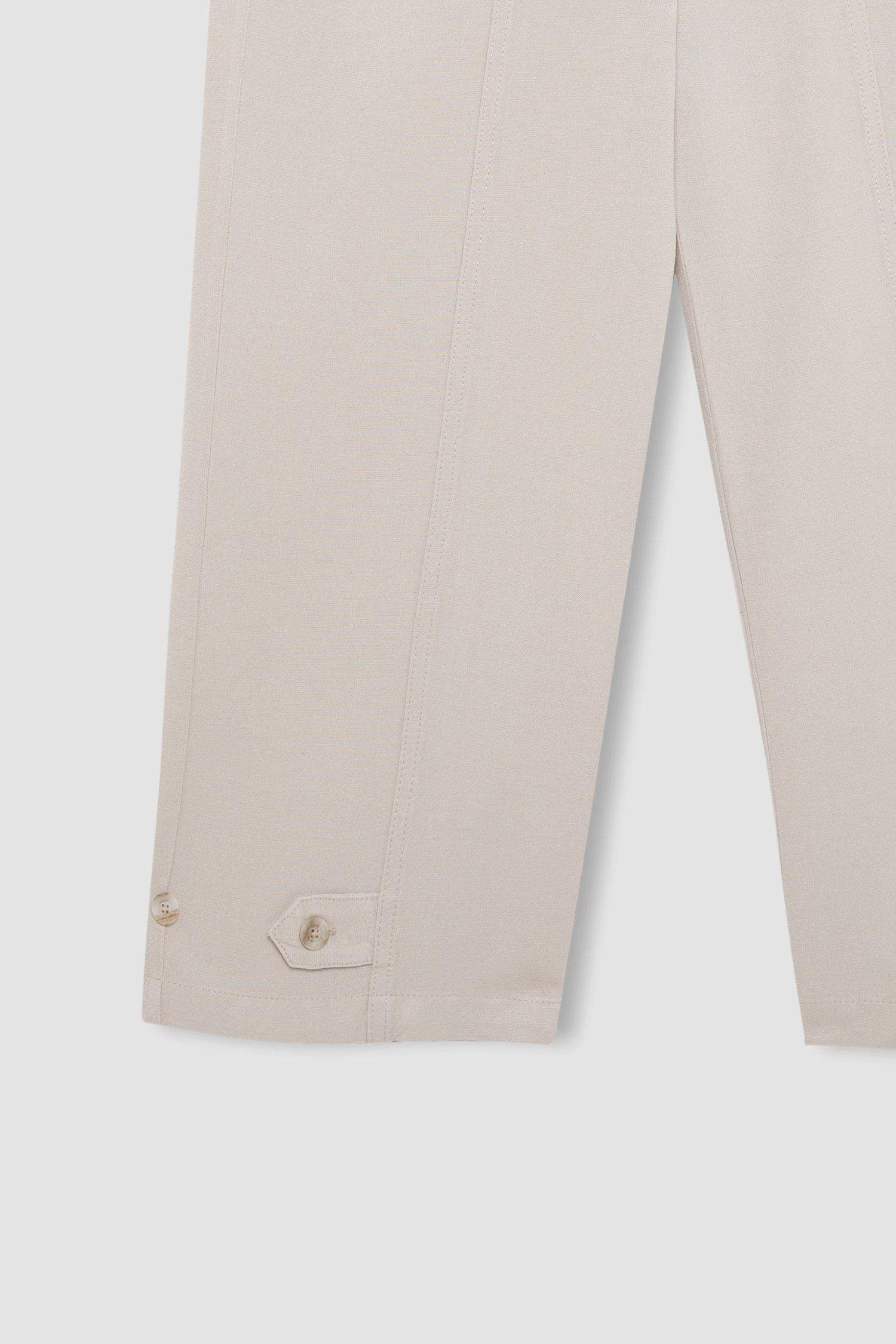 Harem Linen Blend Trousers