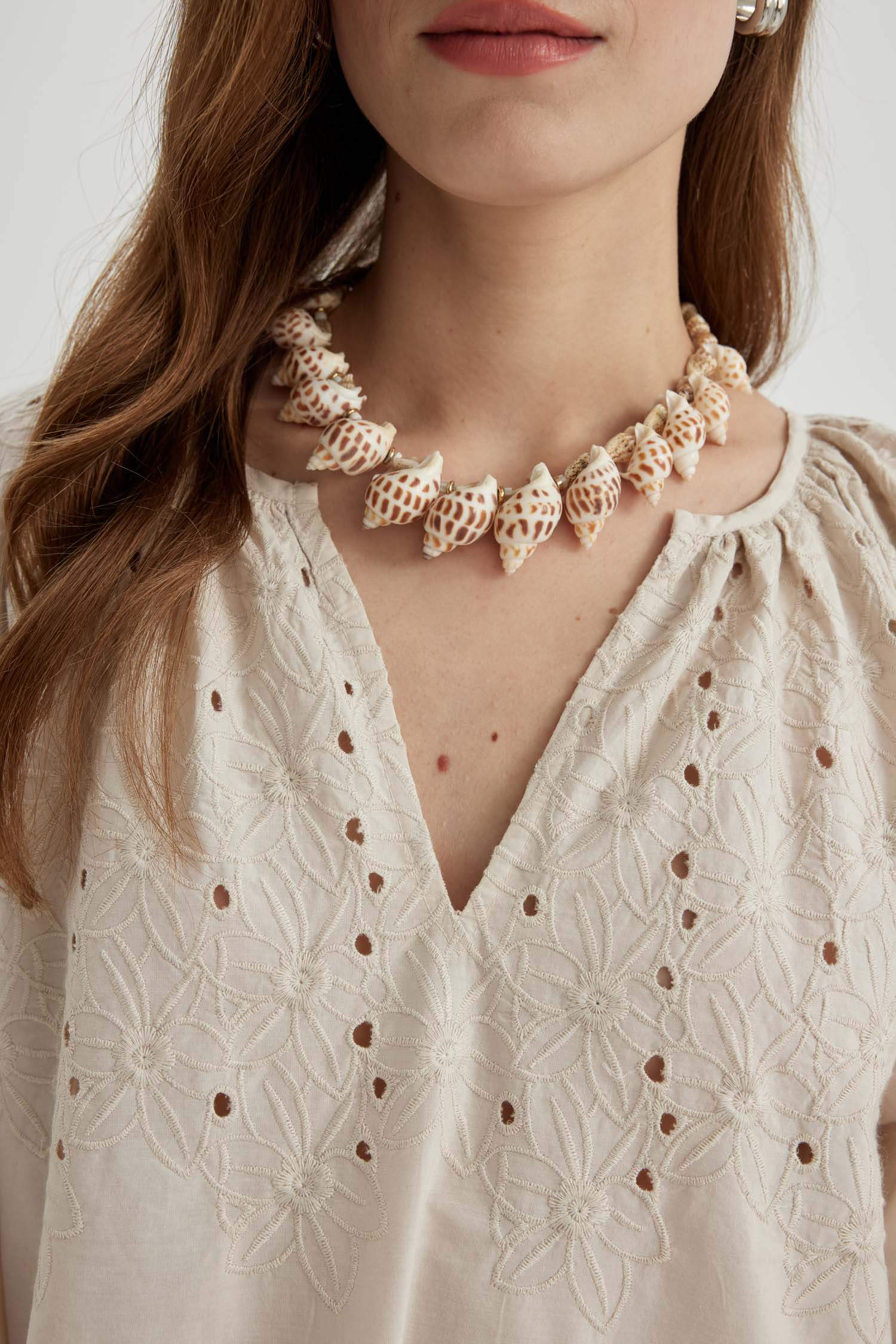 Long Sleeve Slit Beach Dress