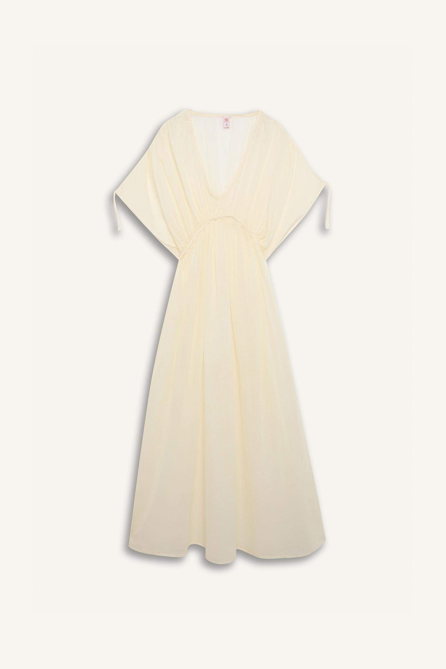 Fall in Love Regular Fit Cotton Beach Dress