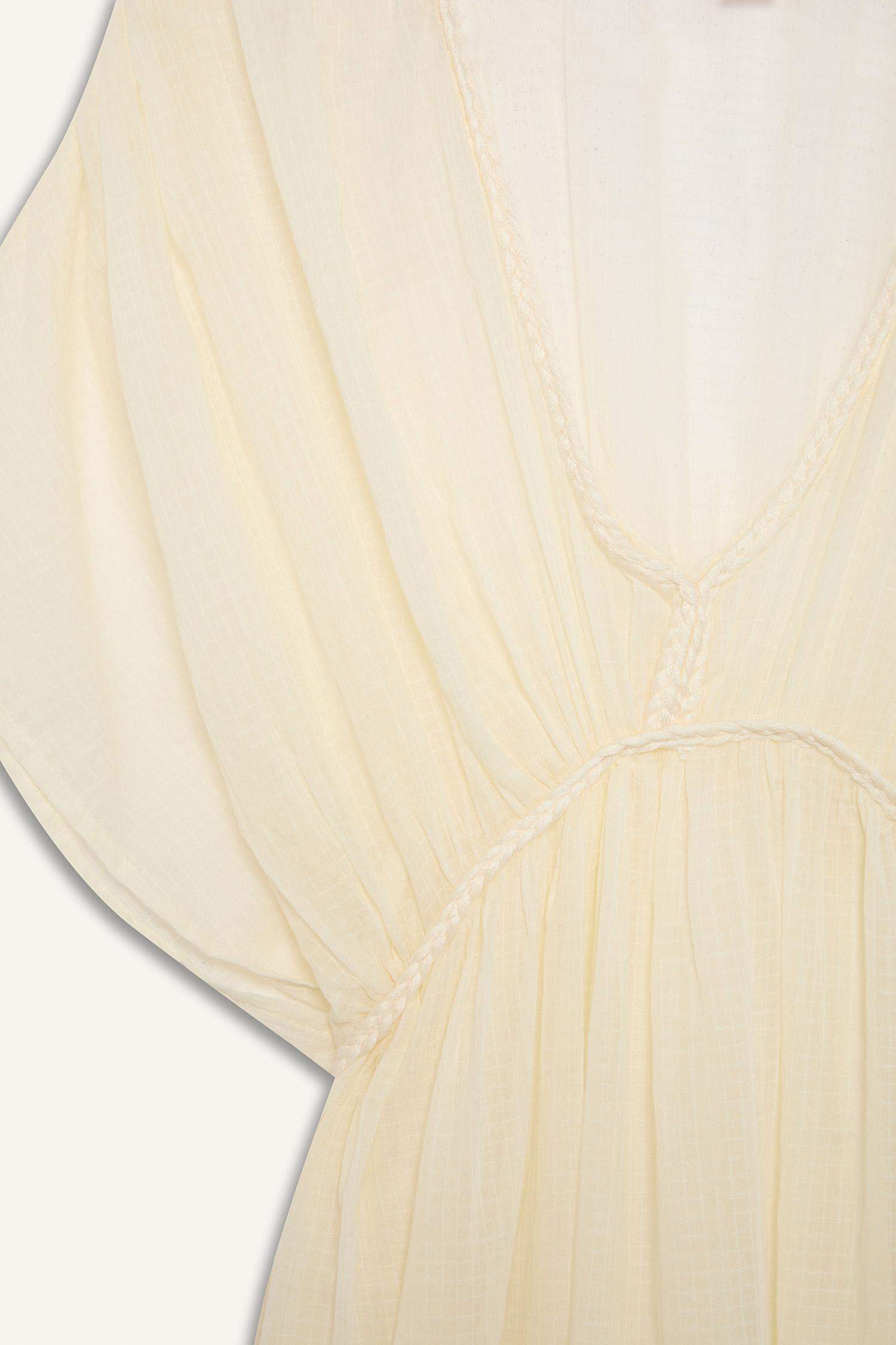 Fall in Love Regular Fit Cotton Beach Dress