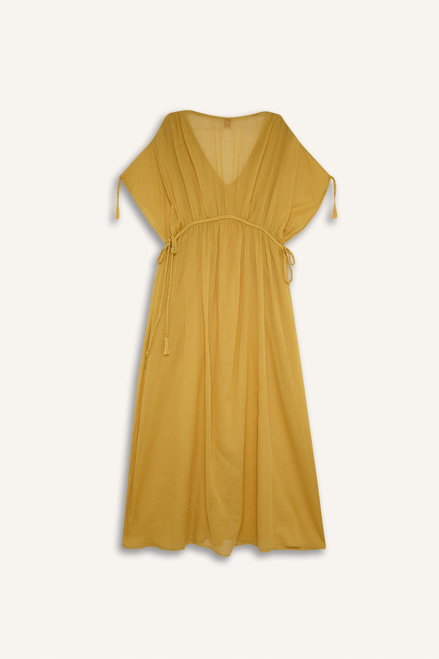 Fall in Love Regular Fit Cotton Beach Dress