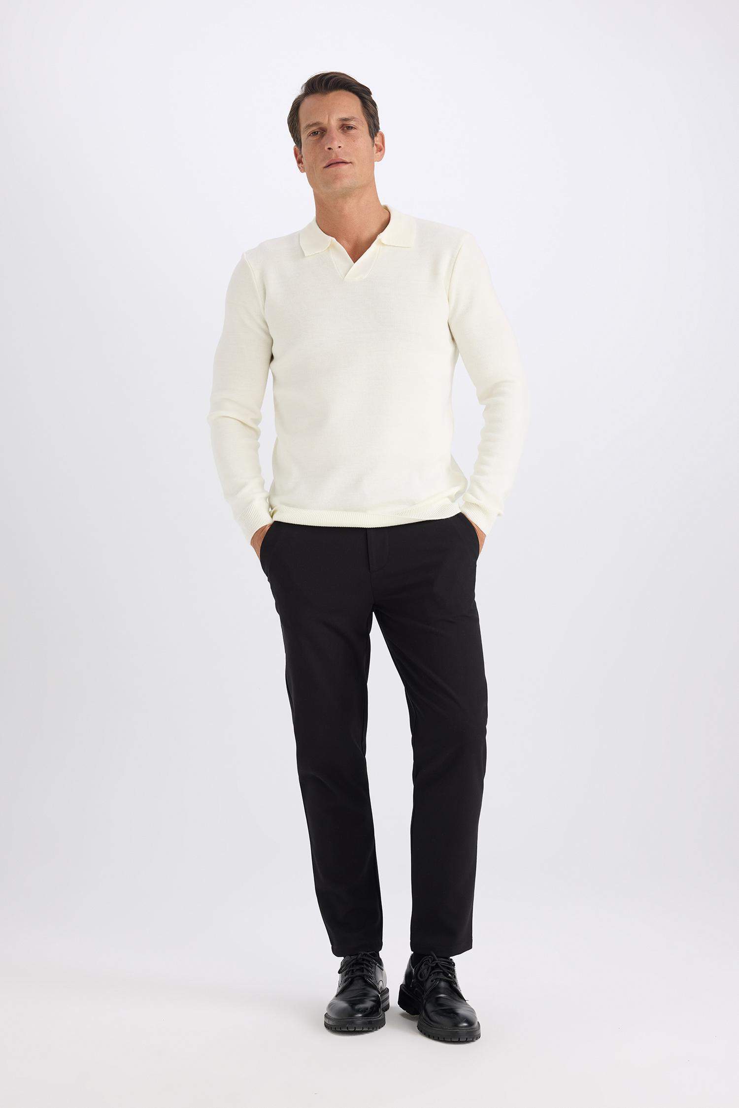 Jogger Düz Paça Her Yöne Esneyen Yazlık Kumaş Pantolon