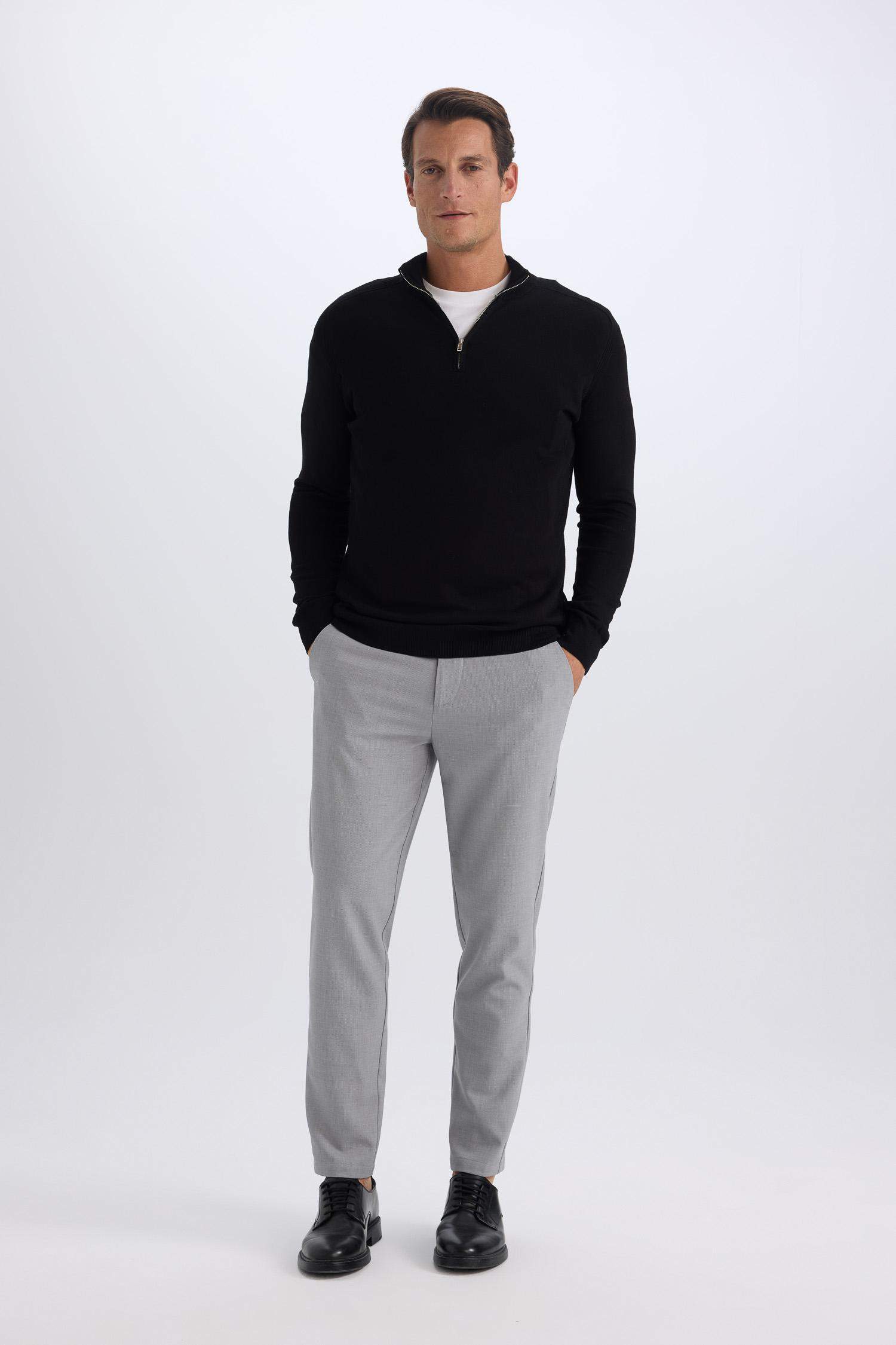 Jogger Düz Paça Her Yöne Esneyen Yazlık Kumaş Pantolon