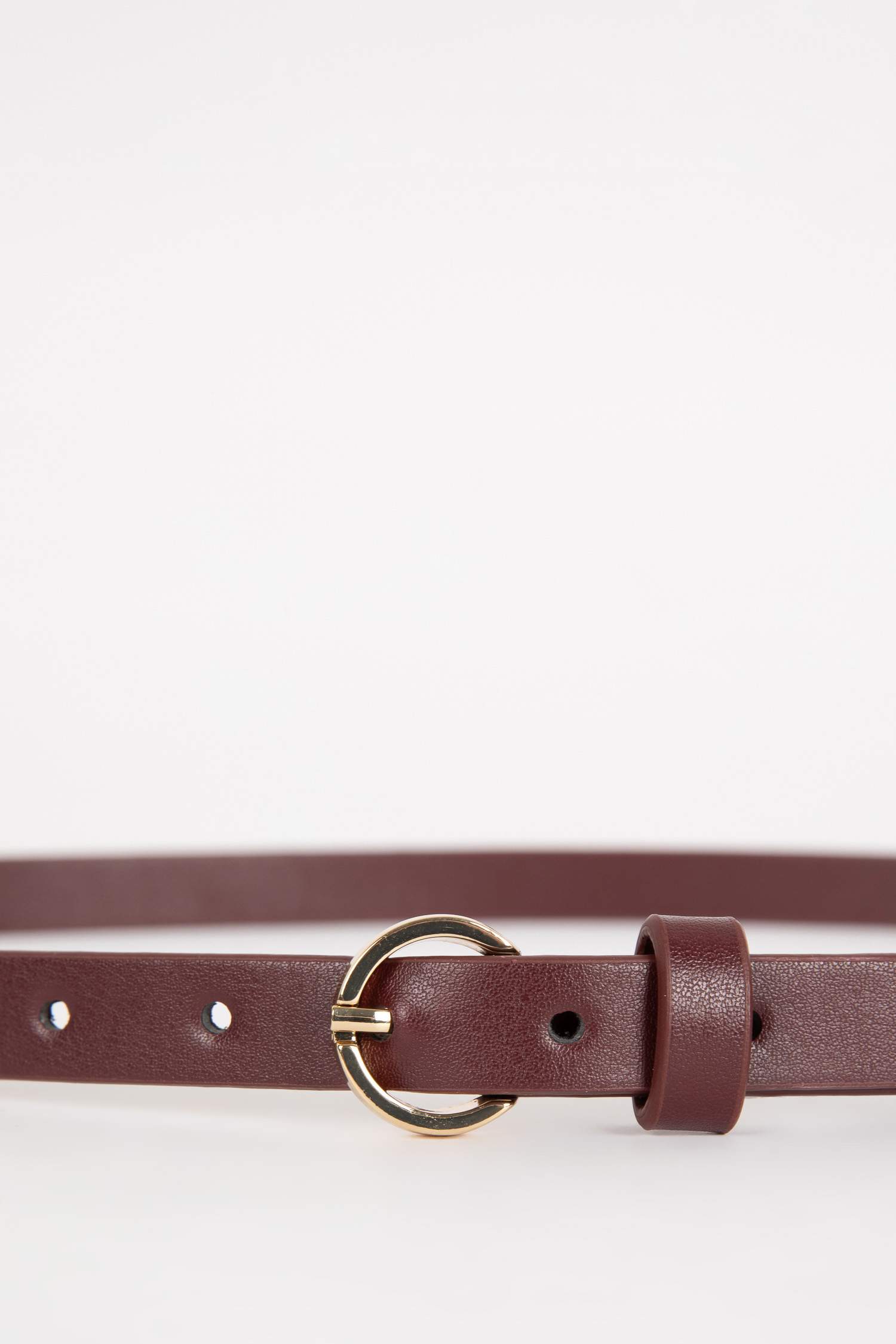 Kadın Oval Toka Suni Deri 3'lü Jean Kemeri