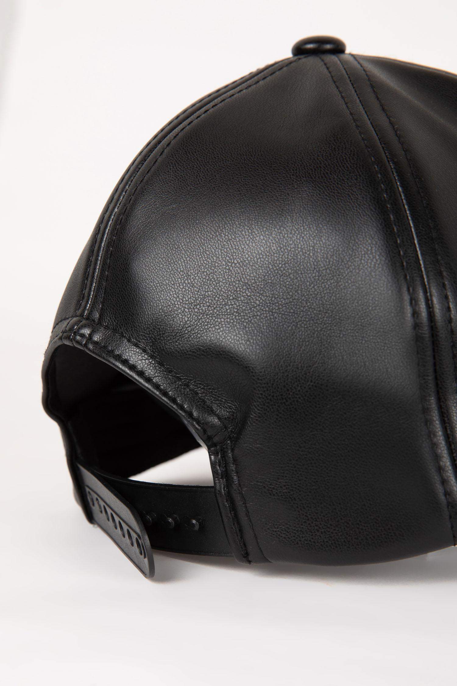 Erkek Etiket Baskılı Suni Deri Beyzbol Basketbol Şapkası