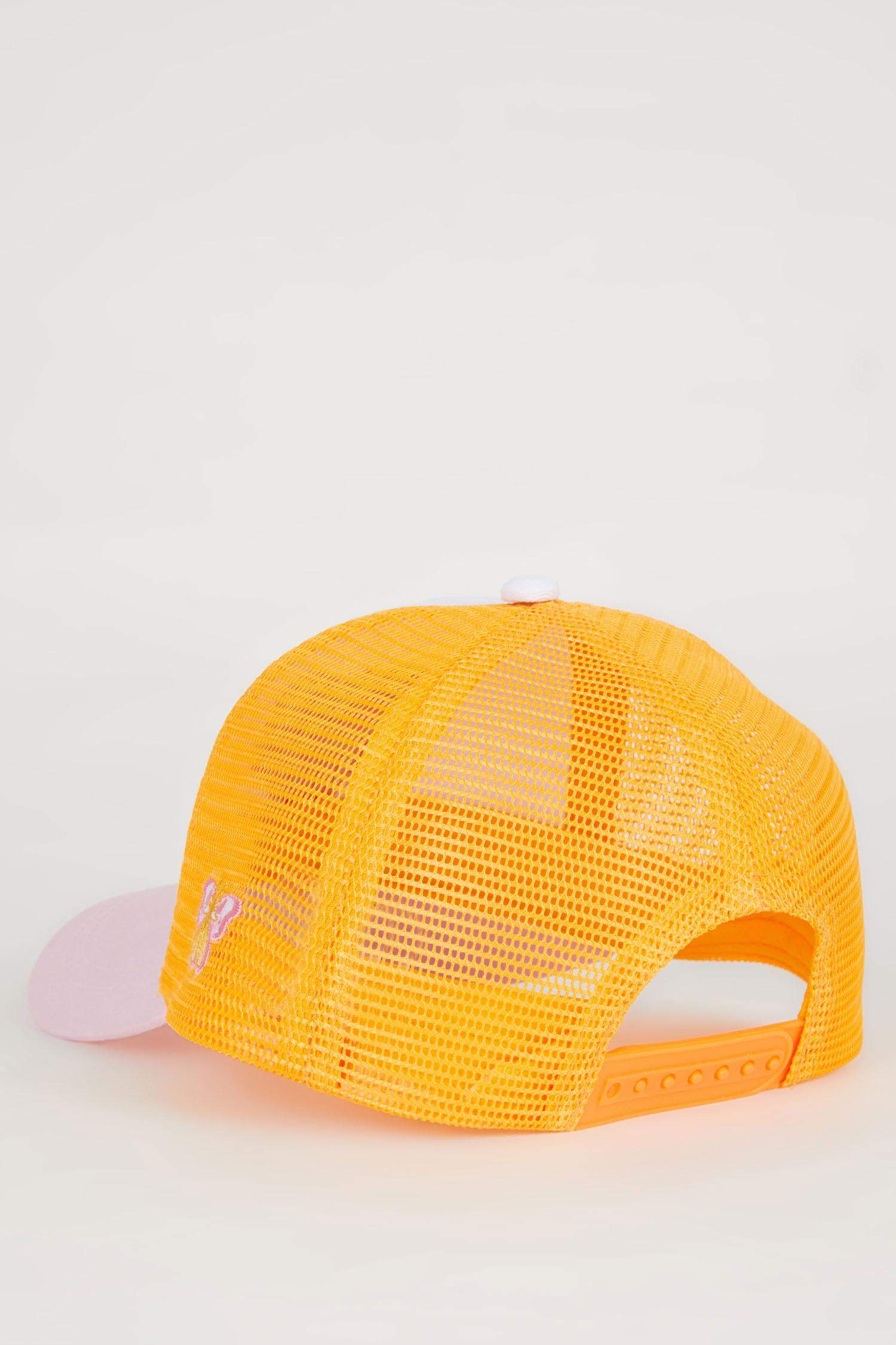 Kız Çocuk Nakışlı Gabardin Beyzbol Basketbol Şapkası