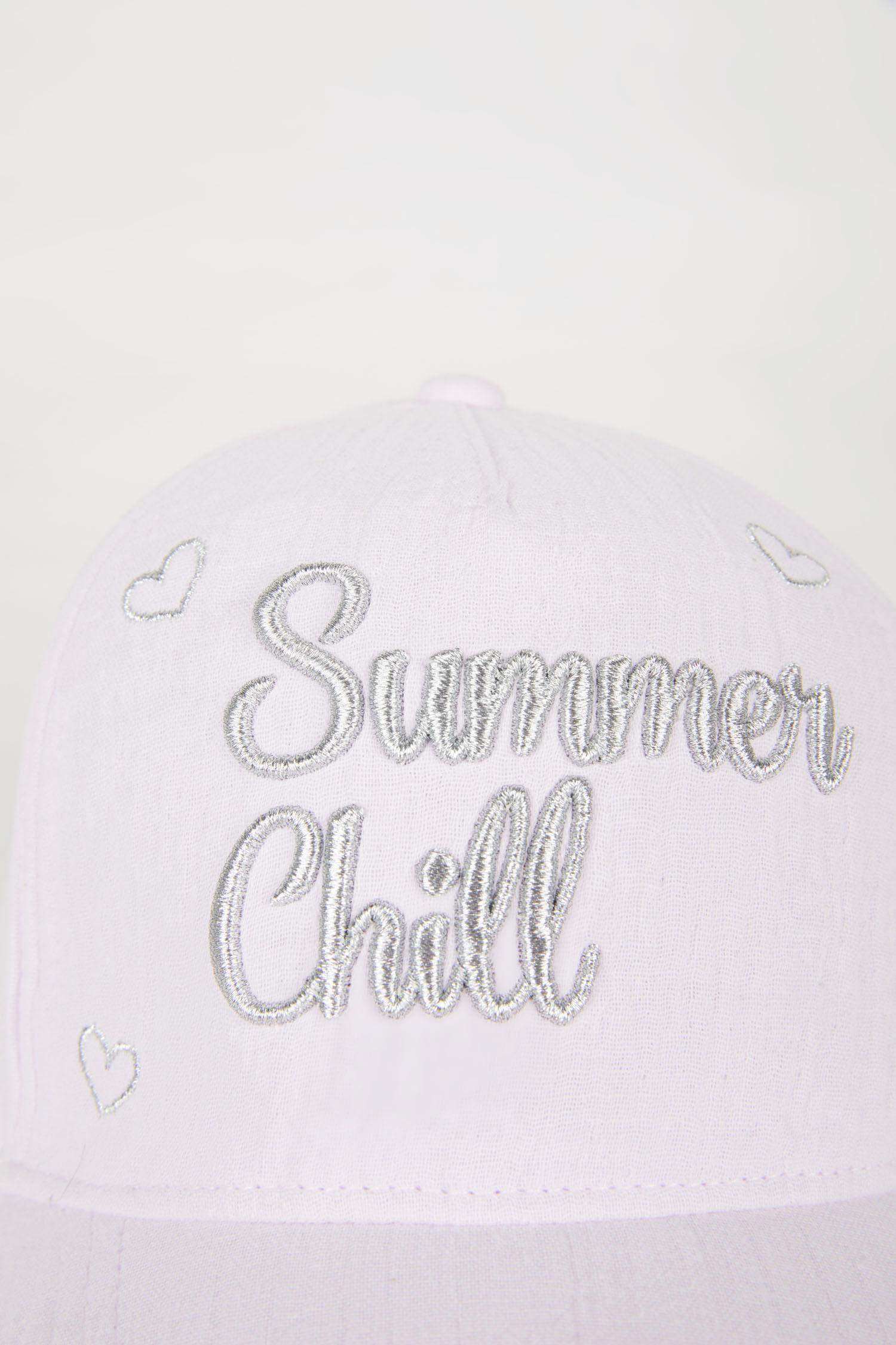 Girl Gabardine Printed Hat