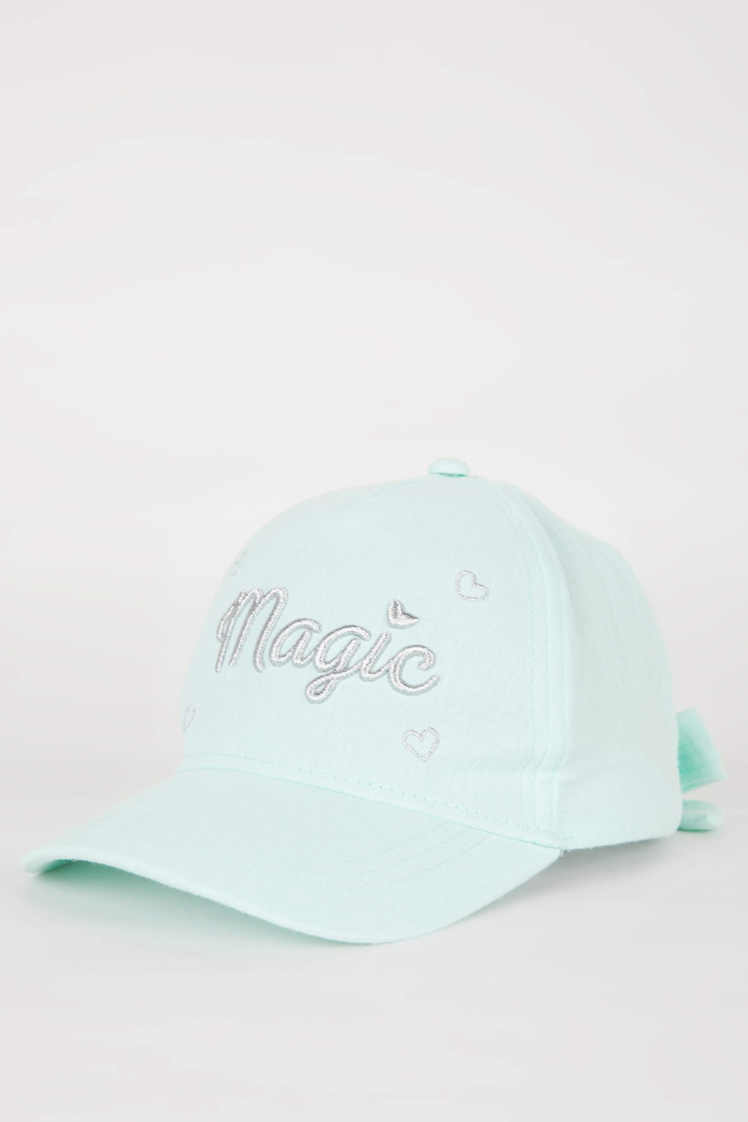 Kız Çocuk Baskılı Gabardin Beyzbol Basketbol Şapkası