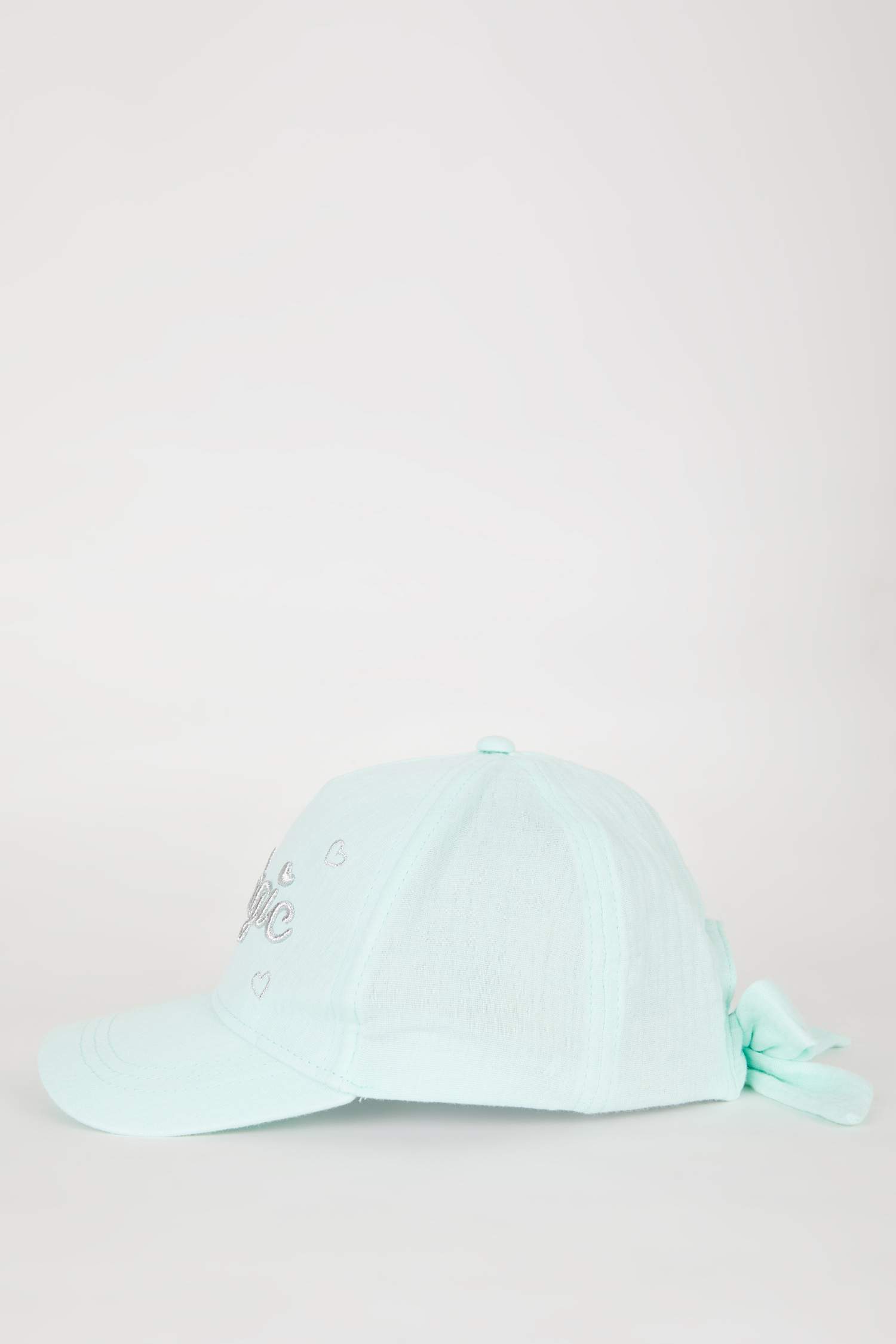 Kız Çocuk Baskılı Gabardin Beyzbol Basketbol Şapkası