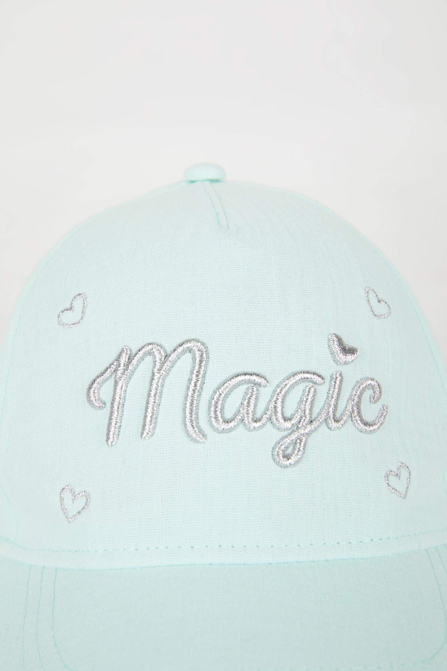 Kız Çocuk Baskılı Gabardin Beyzbol Basketbol Şapkası