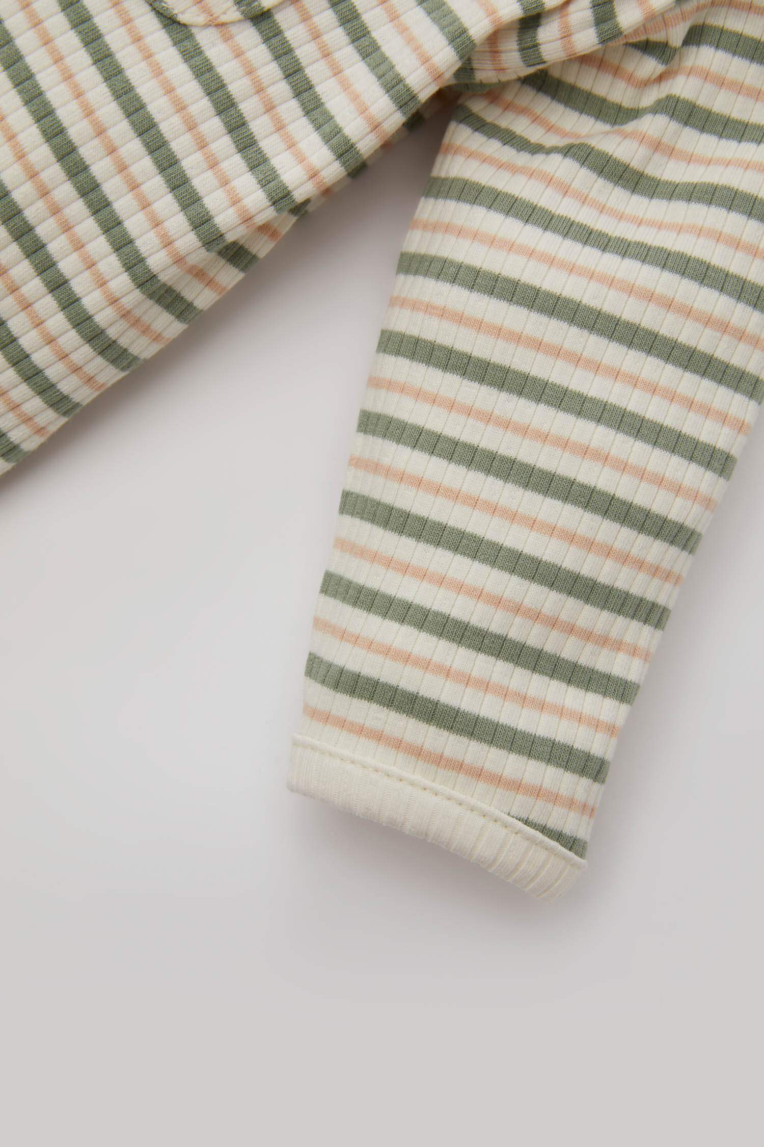 Baby Boy Striped Bottom Ribbed Camisole T-Shirt 2 Set