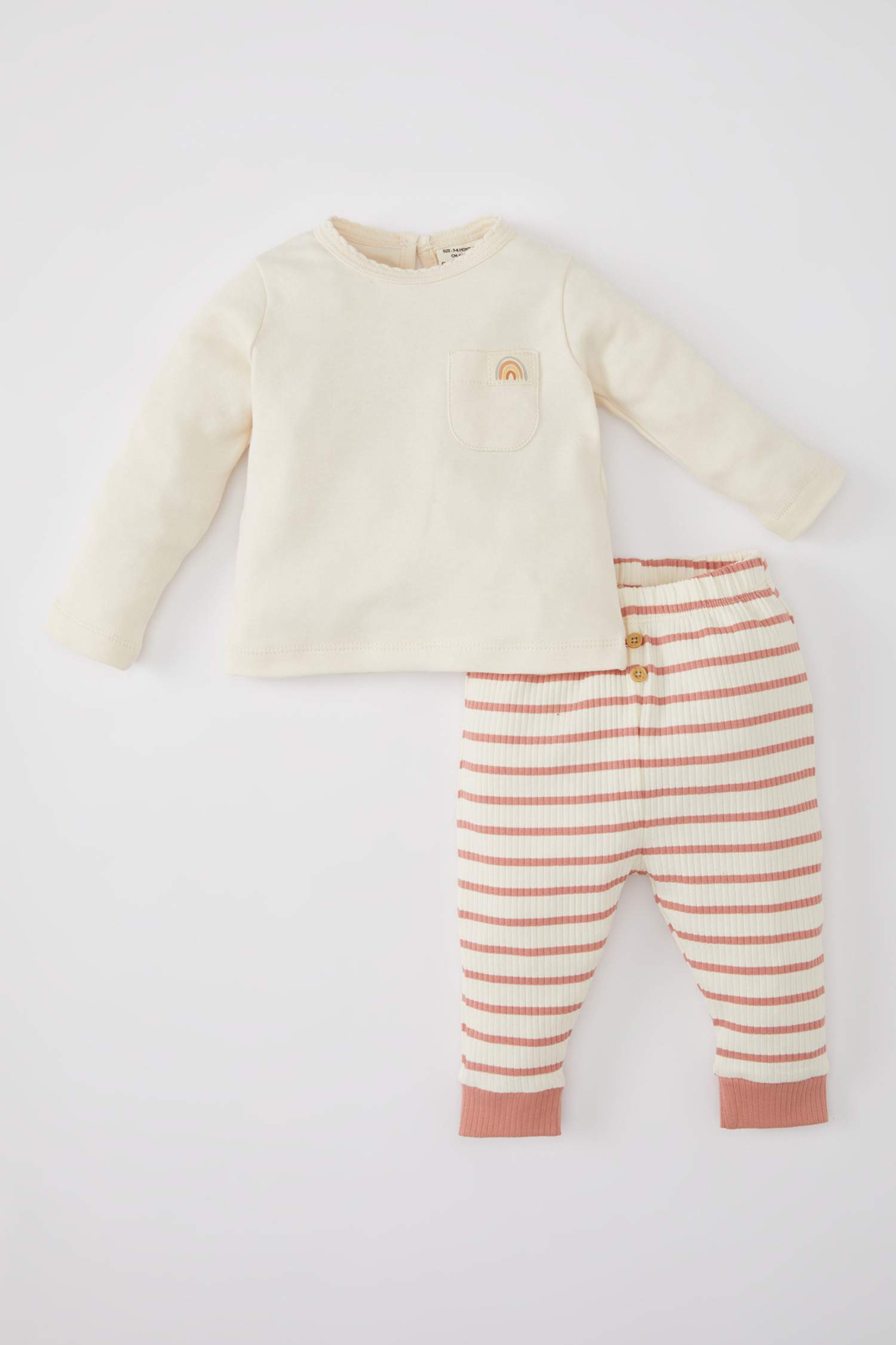 Комплект вязанный 2 шт. стандартного кроя из камзола для малышей девочек