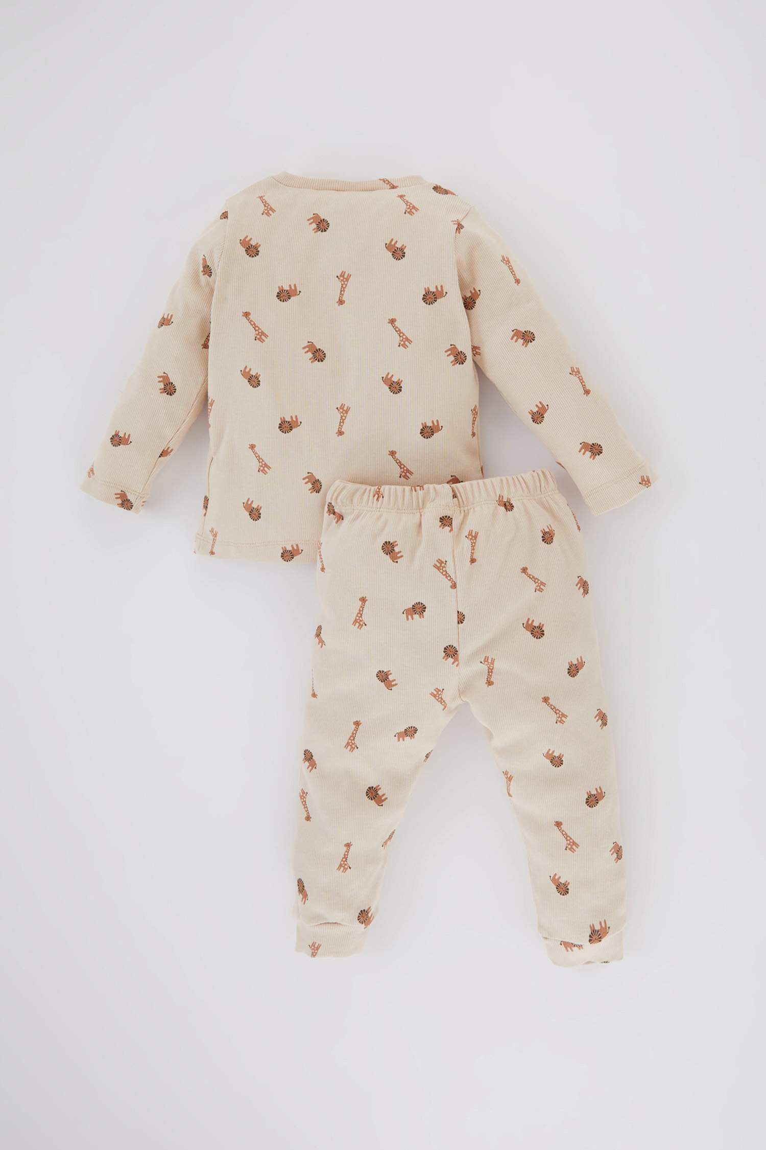 سيت بيجاما ولادي بطبعة سفاري - قطعتين