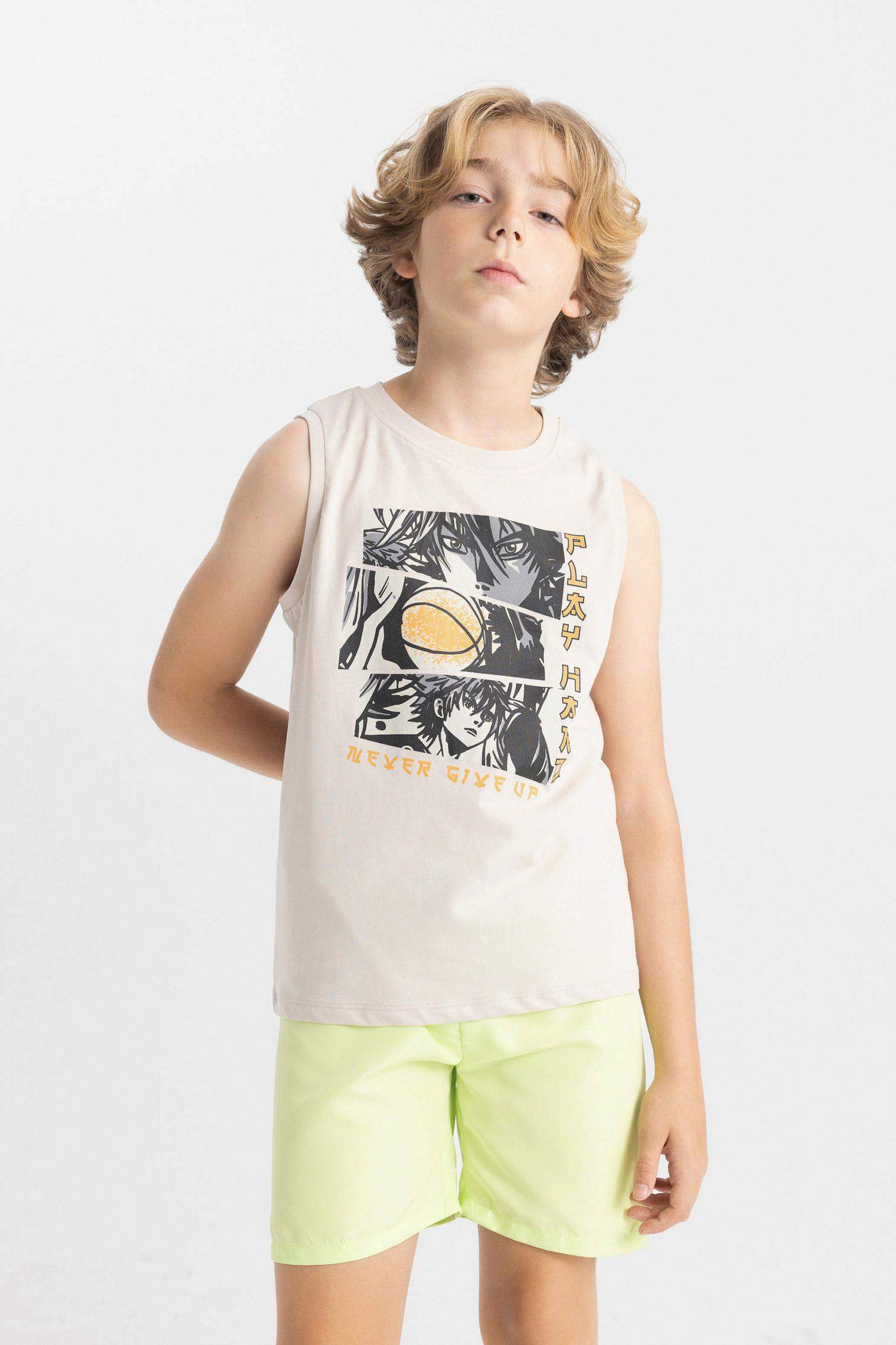 شورت بحر اولادي أصفر