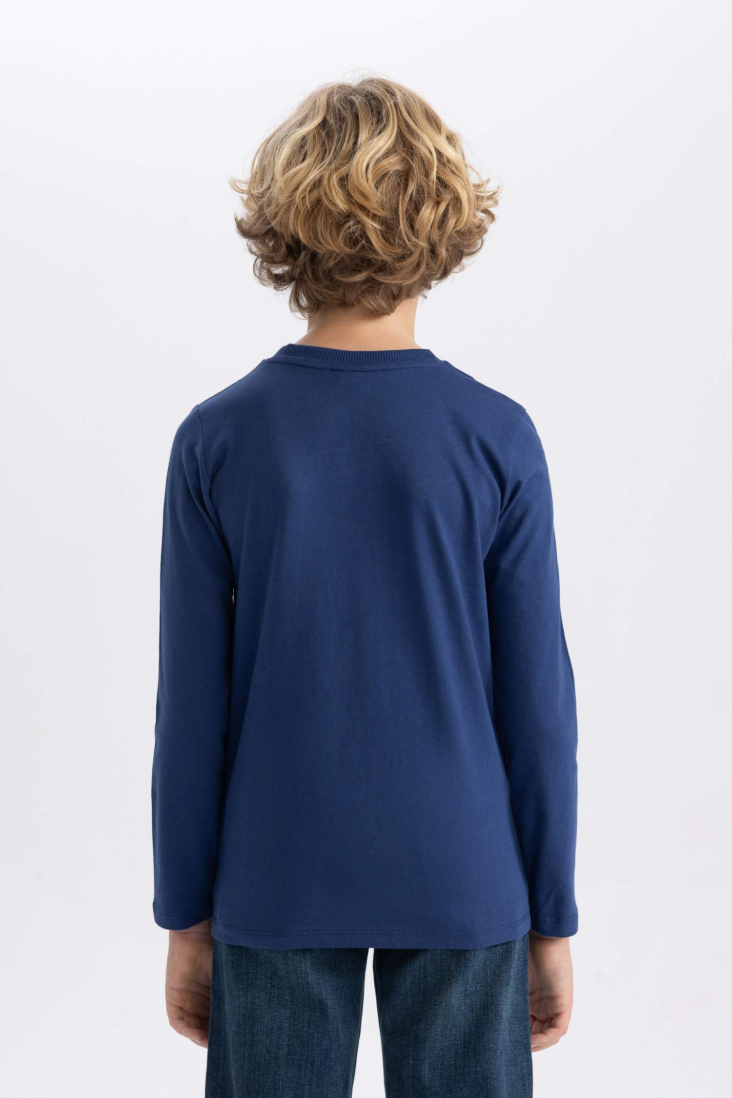 Boy Regular Fit Crew Neck Long Sleeve T-Shirt