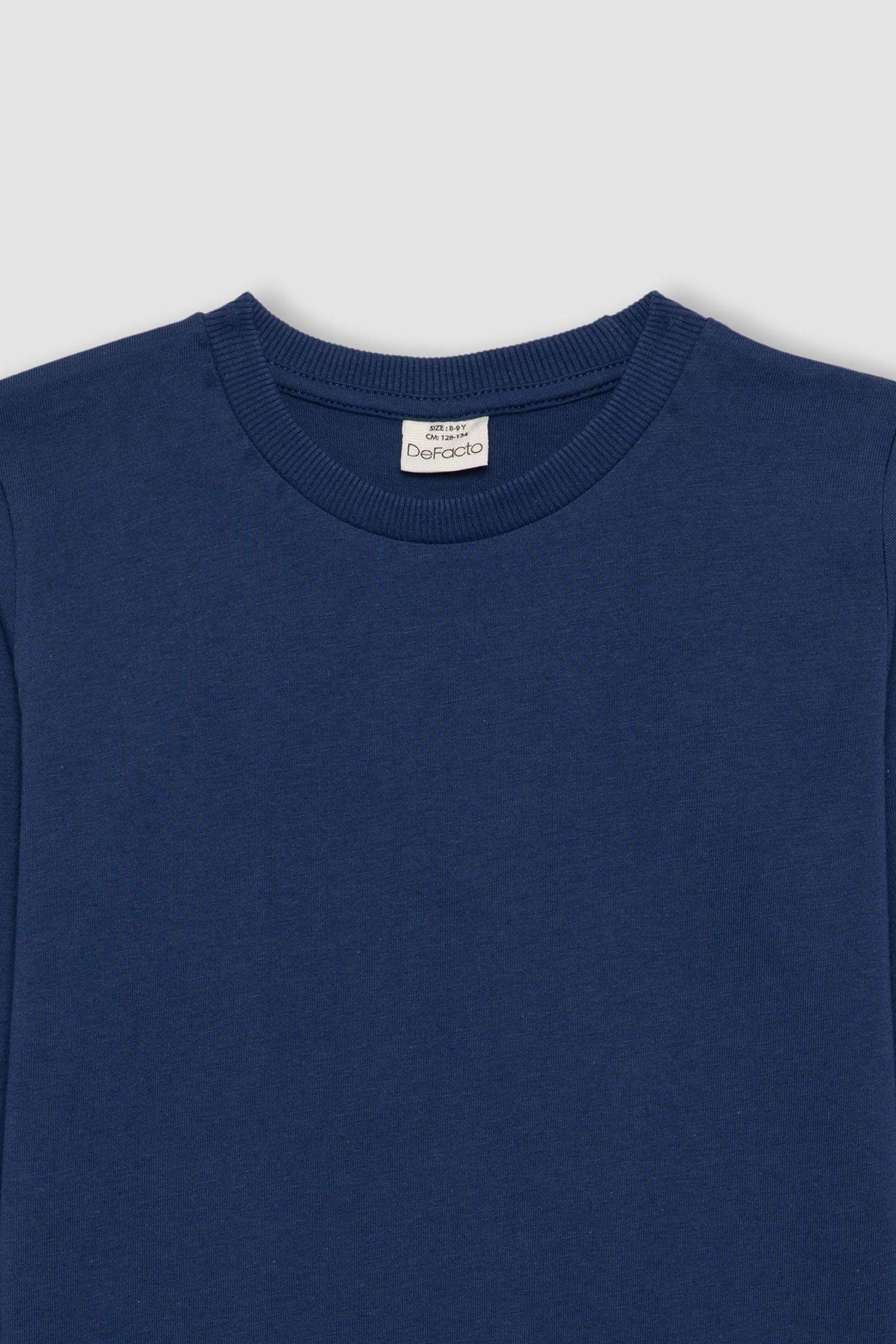 Boy Regular Fit Crew Neck Long Sleeve T-Shirt